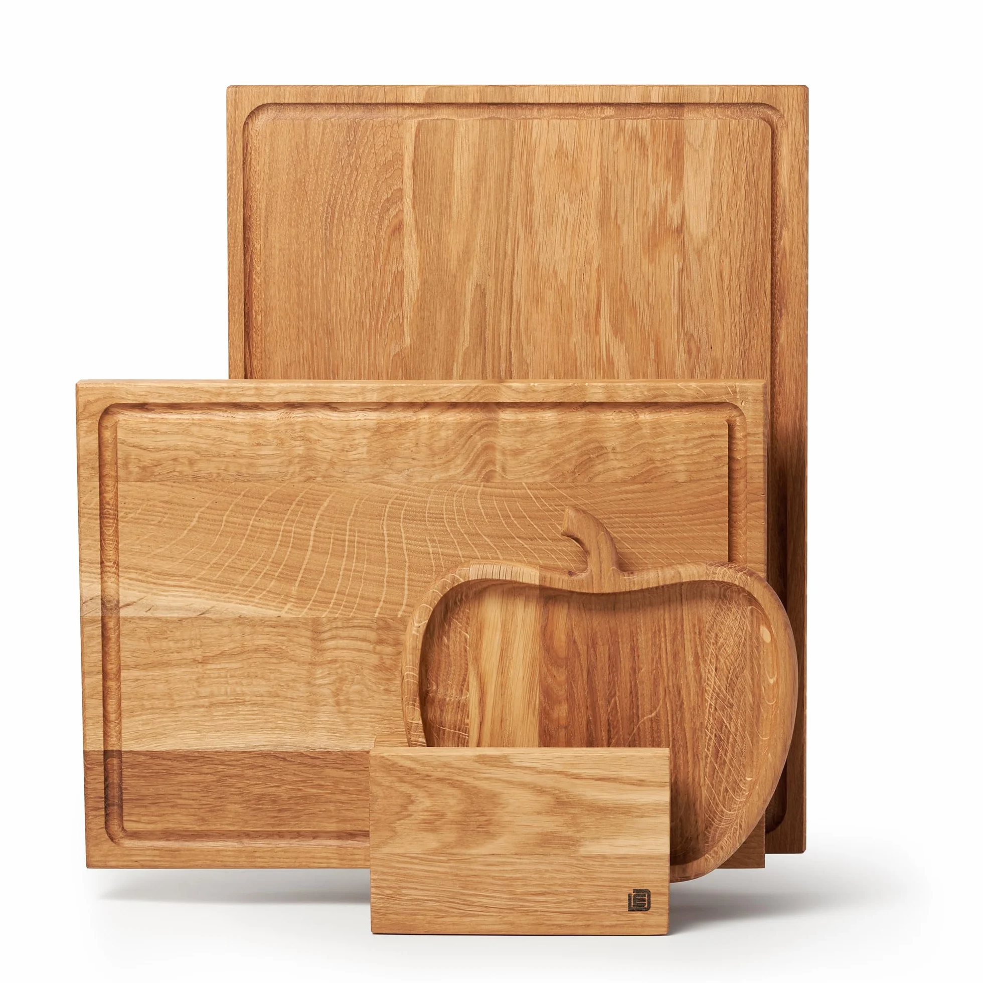 Uchwyt na deskę do krojenia na 3 deski do krojenia z wysokiej jakości dębu, rozmiar 15 х 17 x 9 cm (szer. x wys.), produkt z Ukrainy, rękodzieło, prezent z drewna, wkładka do deski do krojenia, uchwyt