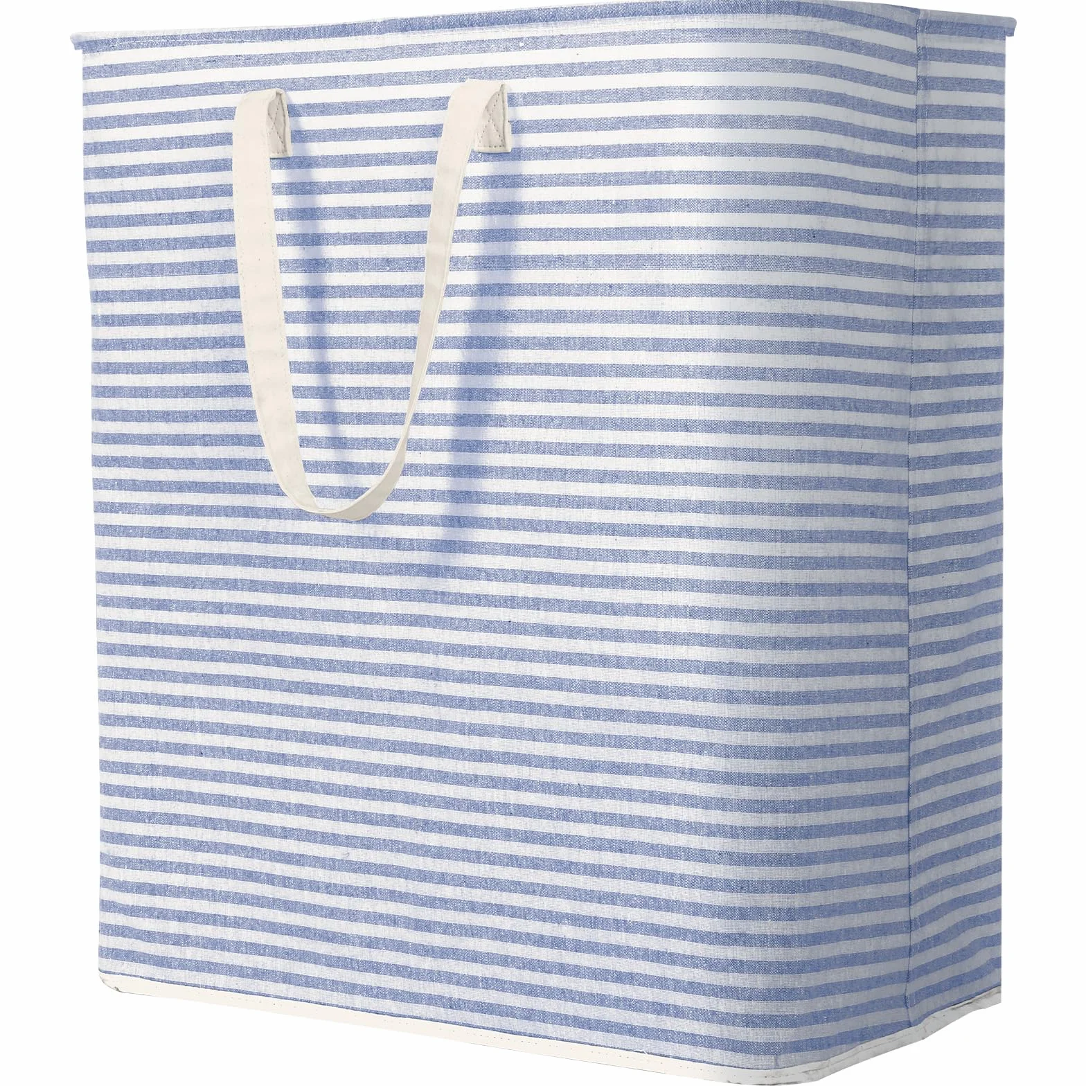 Lifewit Kosz na Pranie z Uchwytem, Duży Składany Wodoodporny Kosze Brudna Ubrania, Laundry Basket do Odzież, Sypialnia, Granatowy, 100L