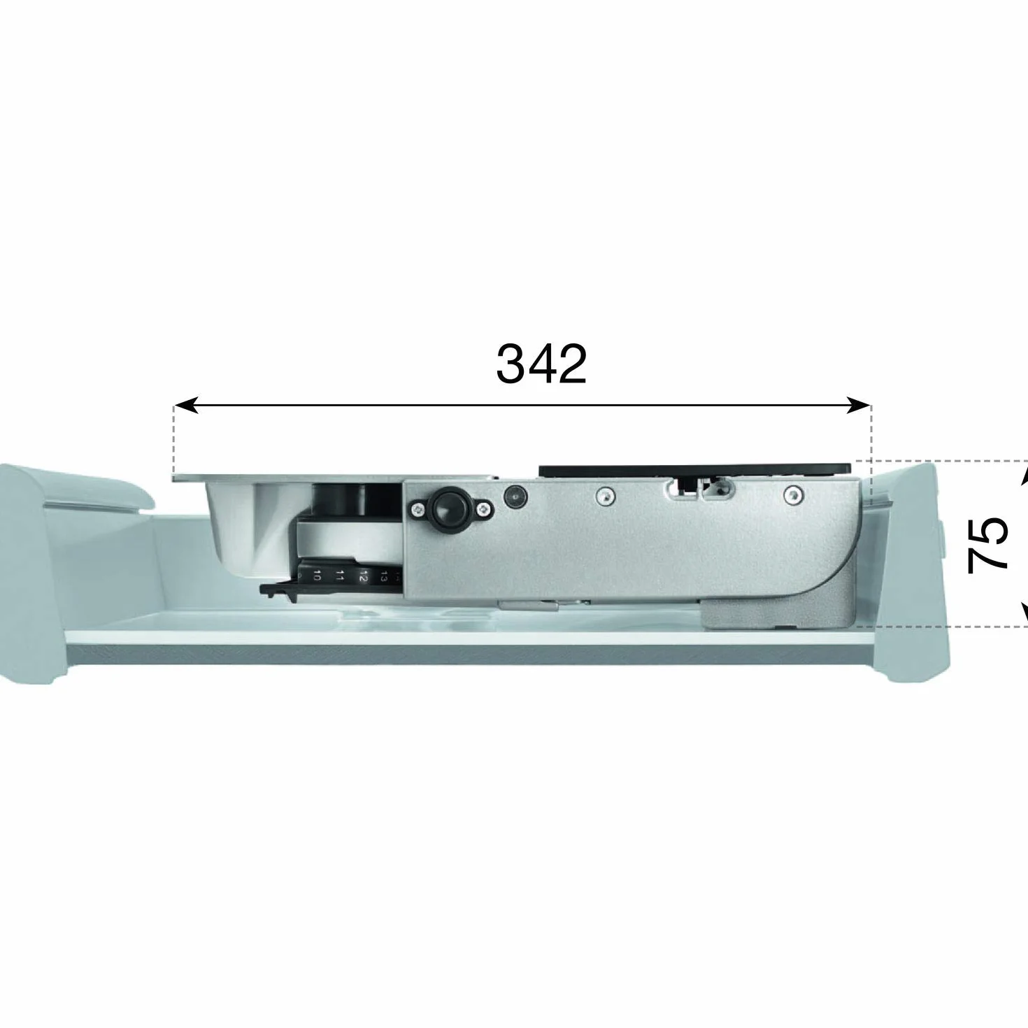 Ritter MultiSchneider AES 62 SR srebrno-metaliczny