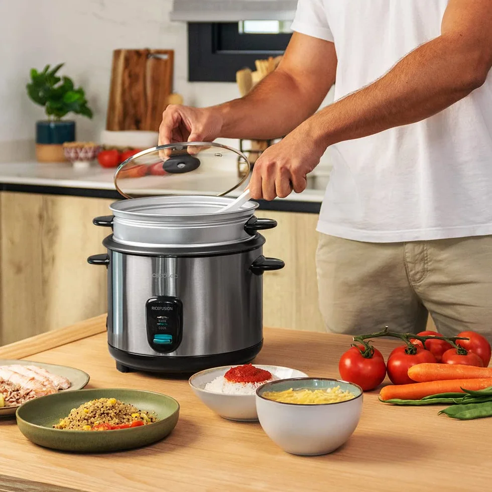 Cecotec RiceFusion 7000 Inox Kuchenka do ryżu 700 W 1,8 l Stal nierdzewna