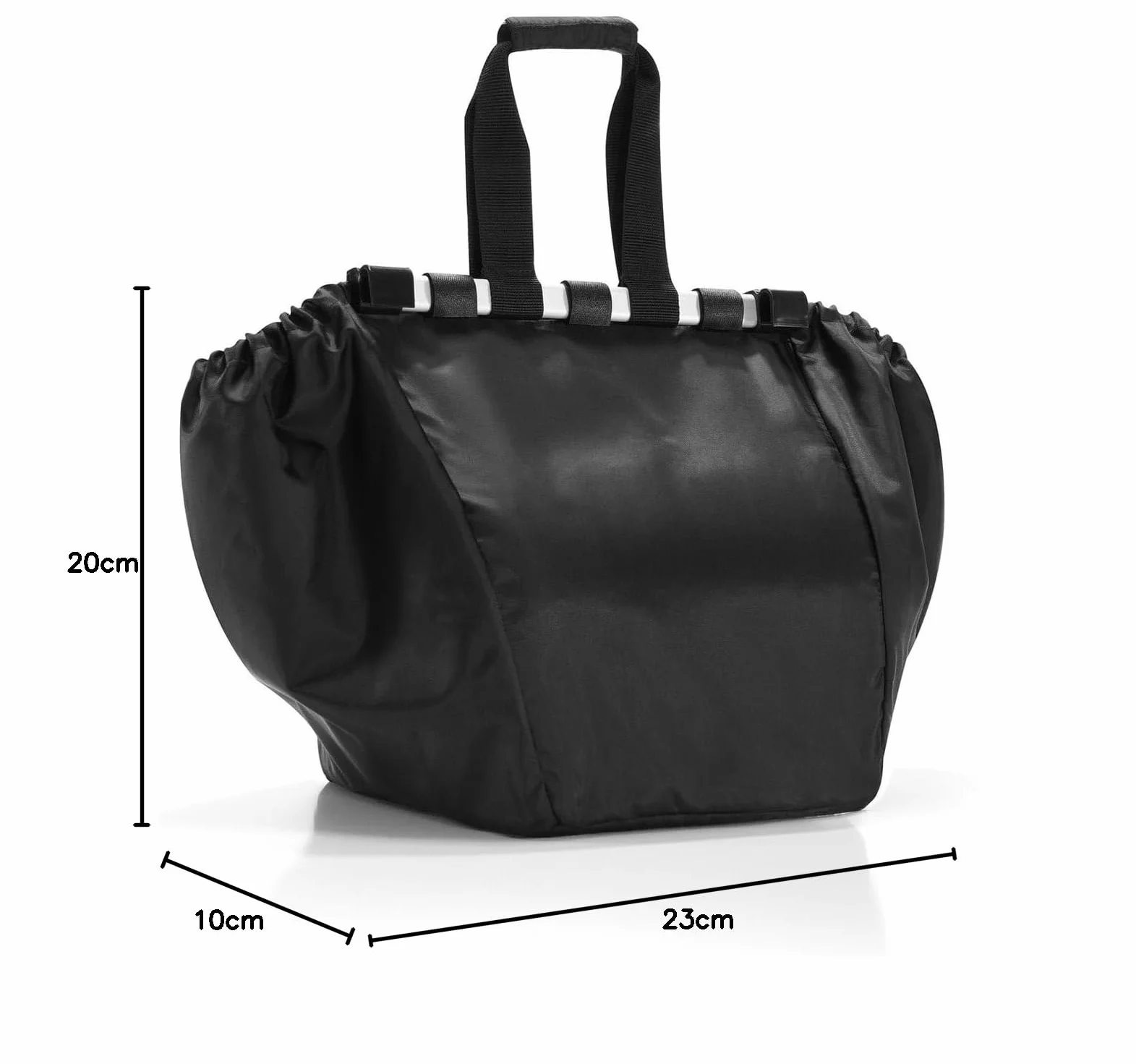 reisenthel Easyshoppingbag 32,5 x 38 x 51 cm / 30 l, Czarny, 32,5 x 38 x 51 cm, Płócienna i plażowa torba na ramię