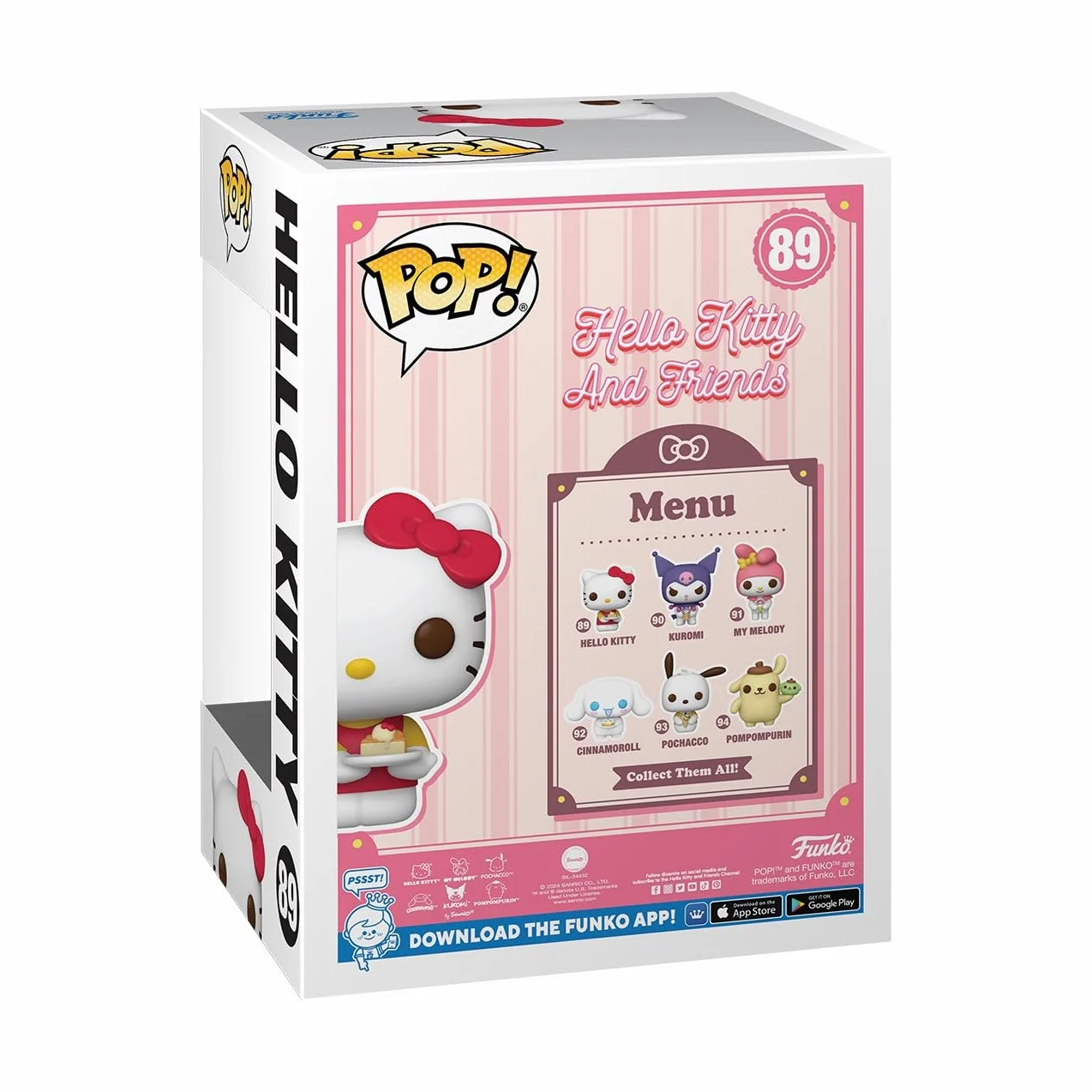 Funko POP! Sanrio: HK - Hello Kitty - Kolekcjonerska figurka winylowa - Pomysł na prezent - Oficjalny towar - Zabawki dla dzieci i dorosłych - Fani kreskówek