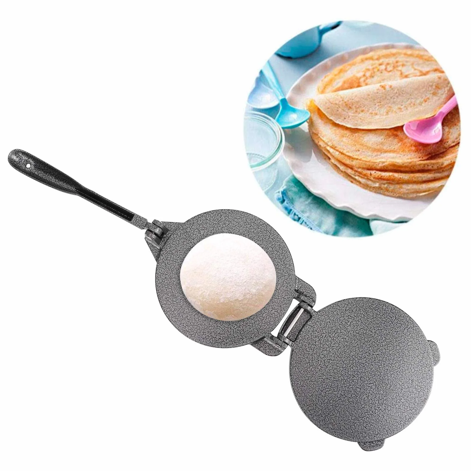 Tortilla Maker Brentwood Tortilla Maker, Tortilla Maker Press, do Ciastek, Grillowanych Mięs