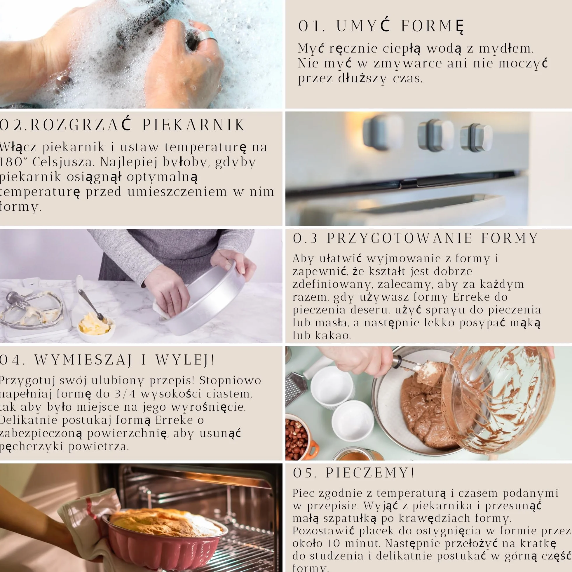 Erreke Forma na Ciasto, Równomierne Pieczenie, Podwójna Nieprzywierająca Powłoka, Bardzo Trwałe Odlewane Aluminium, Tortownica do Ciasta, Średnica 24 cm, Pojemność 2.5 litra, Klasyczny