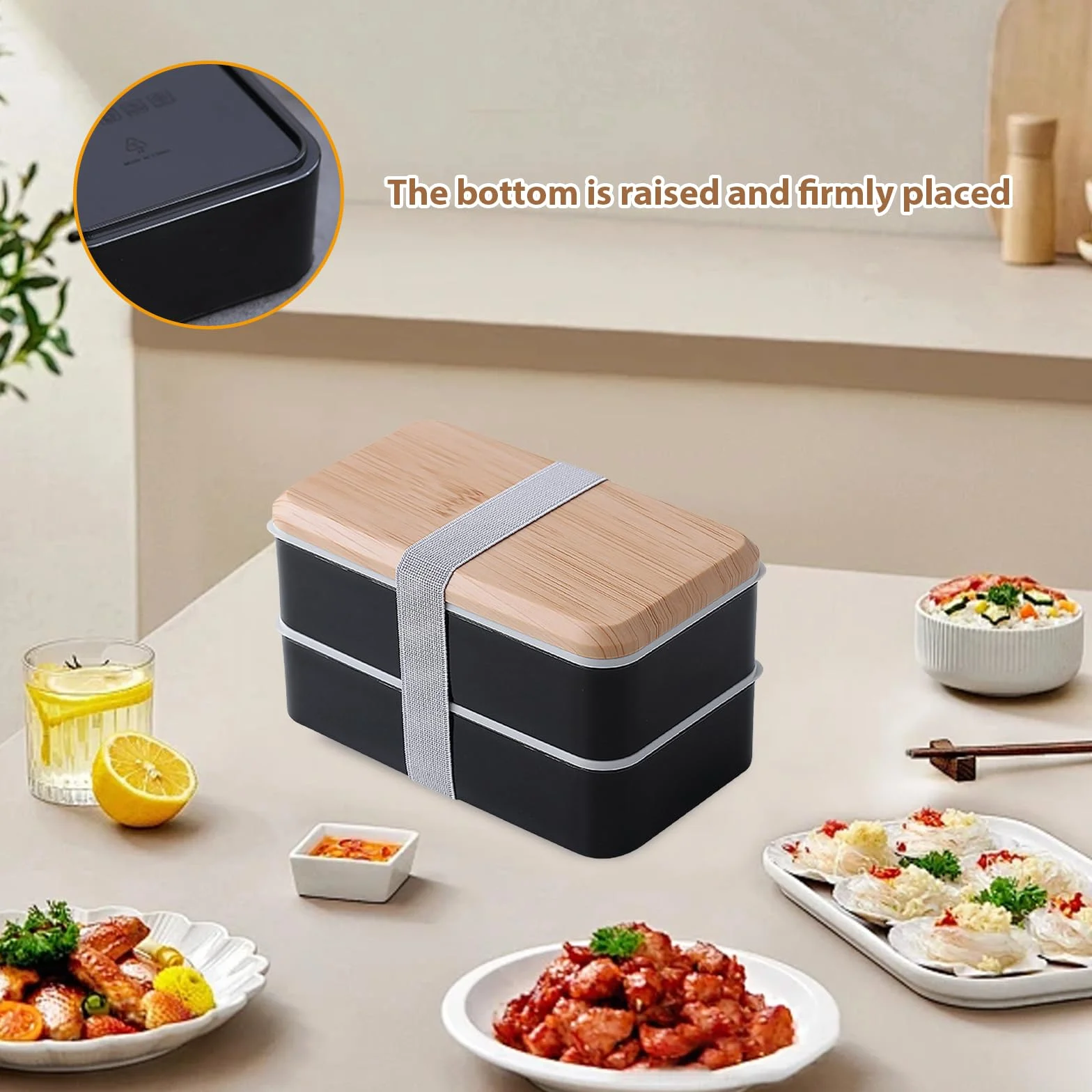 Bento Box japońskie: pudełko na lunch dla dzieci o pojemności 1400 ml + miska do zupy 600 ml z torbą izolacyjną, pudełko na jedzenie, pudełko śniadaniowe ze sztućcami dla dorosłych i dzieci do
