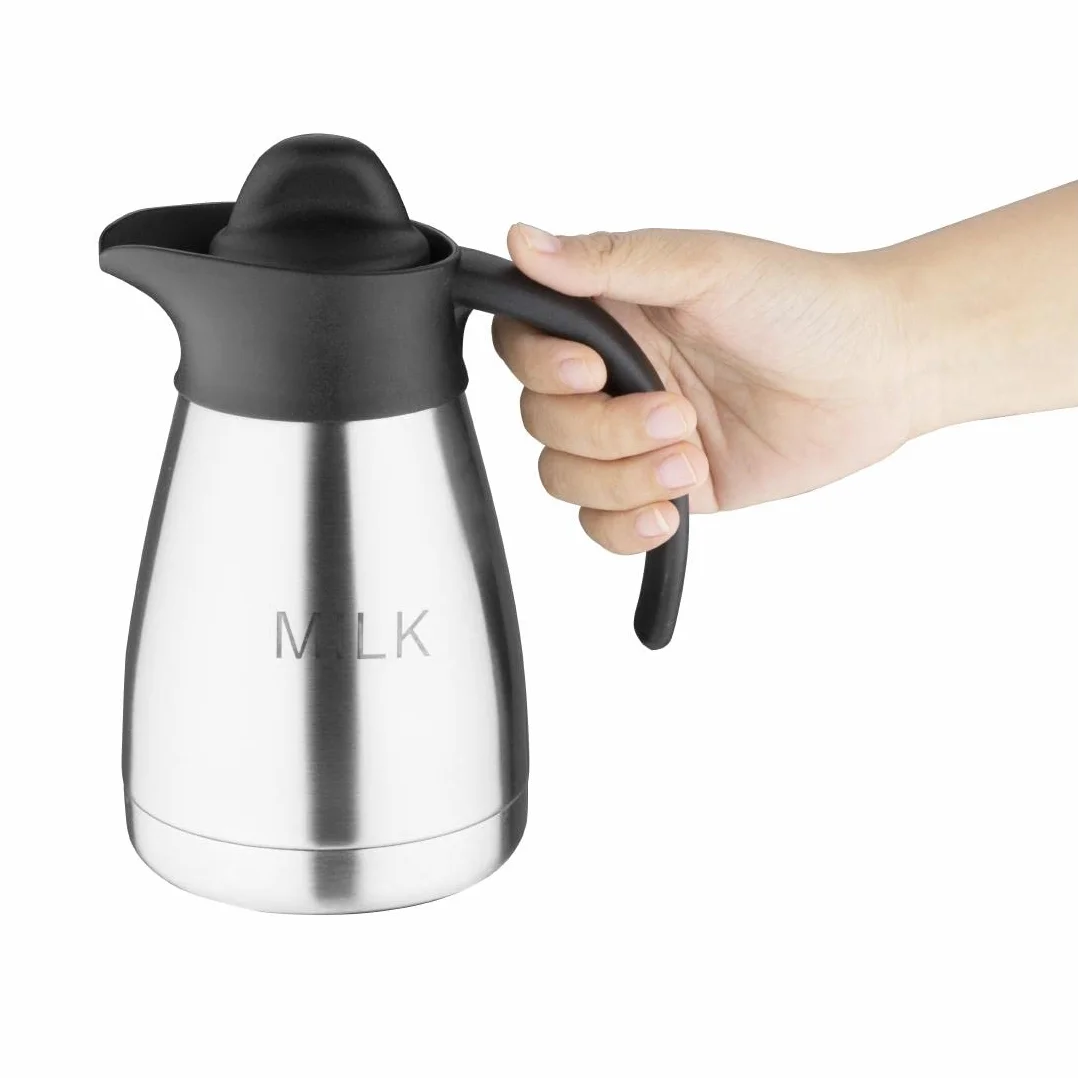 Olympia CL371 wyryty dzbanek próżniowy "mleko" z butelką na śrubę, 0,5 l
