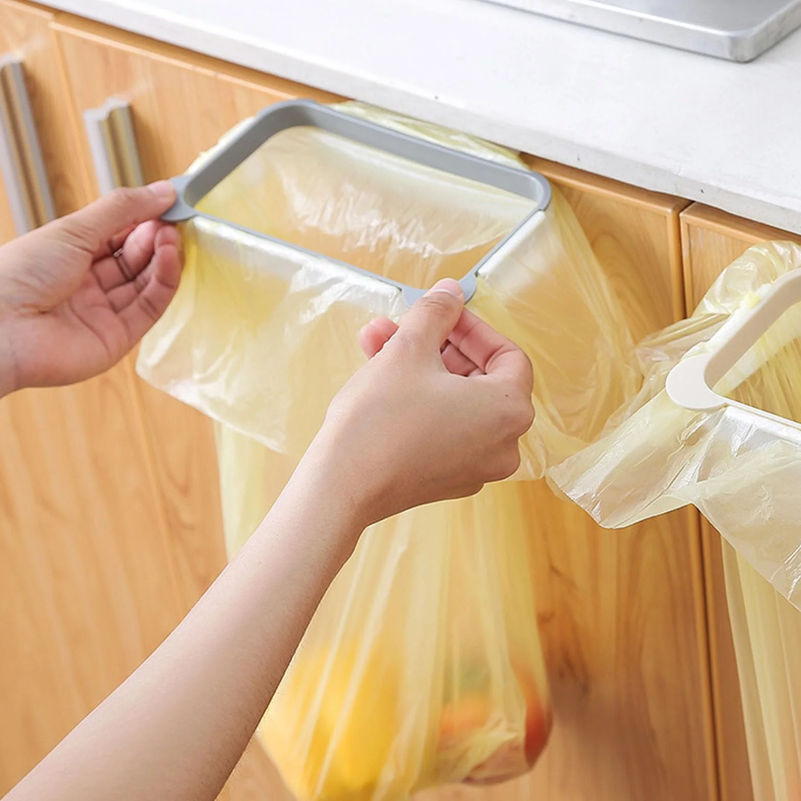 Stojak na worek na śmieci wisząca szafka uchwyt na drzwiach kuchenny łazienkowy