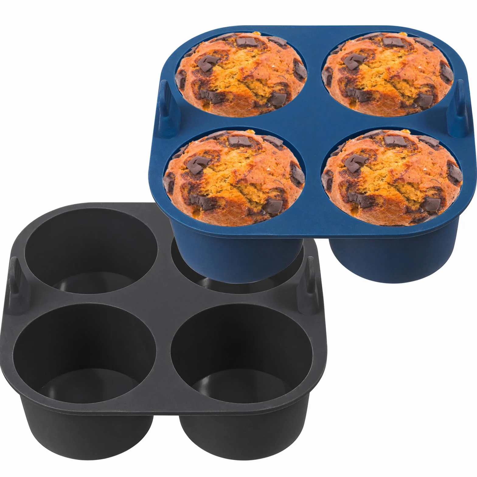 Webake Silikonowa tacka na muffinki do frytkownicy powietrznej 2 szt. 8 cm duże etui na muffiny