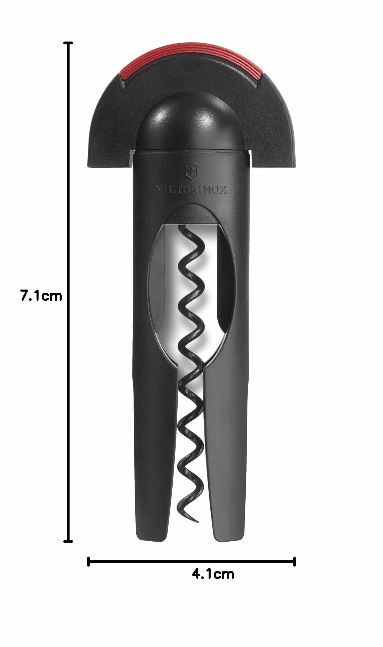 Victorinox Korkenzieher 7.6924 robuster Kunststoff-Griff Schwarz Made in Switzerland