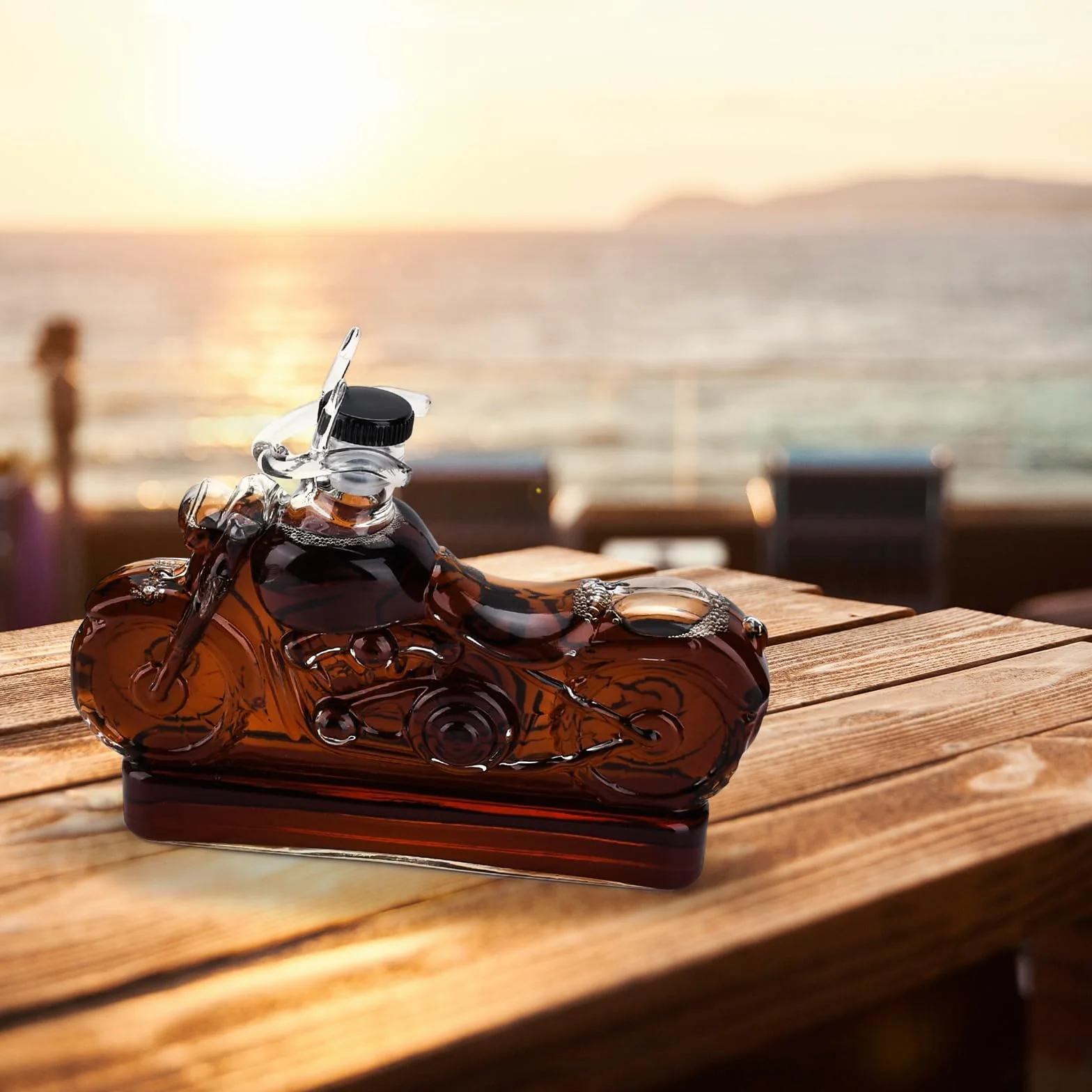 Karafka motocyklowa do whisky