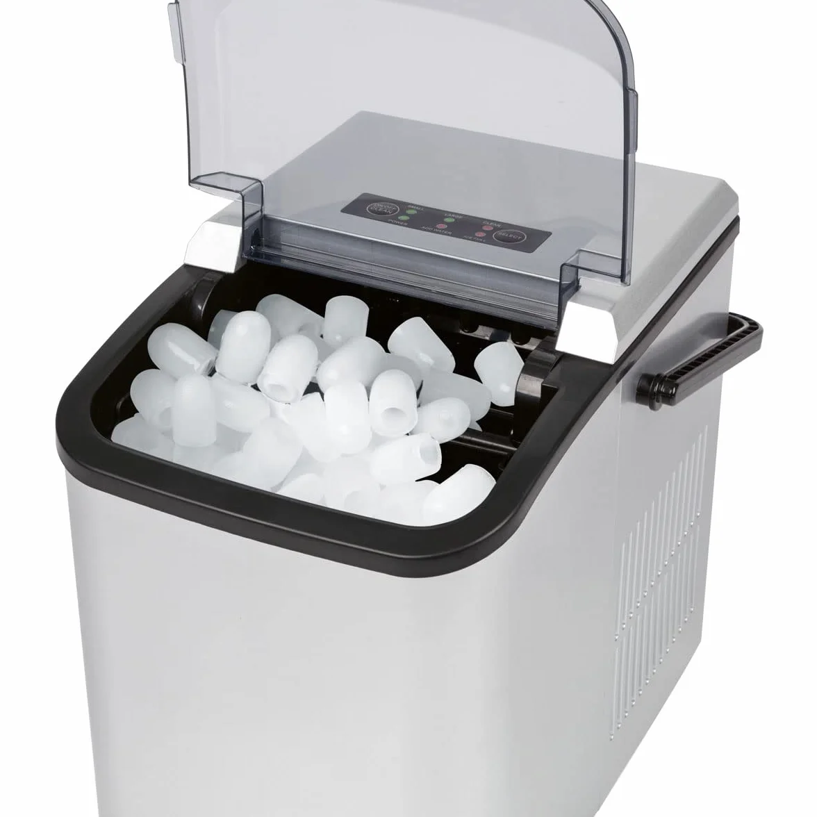 Clatronic EWB 3785 Machine à glaçon portable 12 kg/24h 105 W Noir Argent