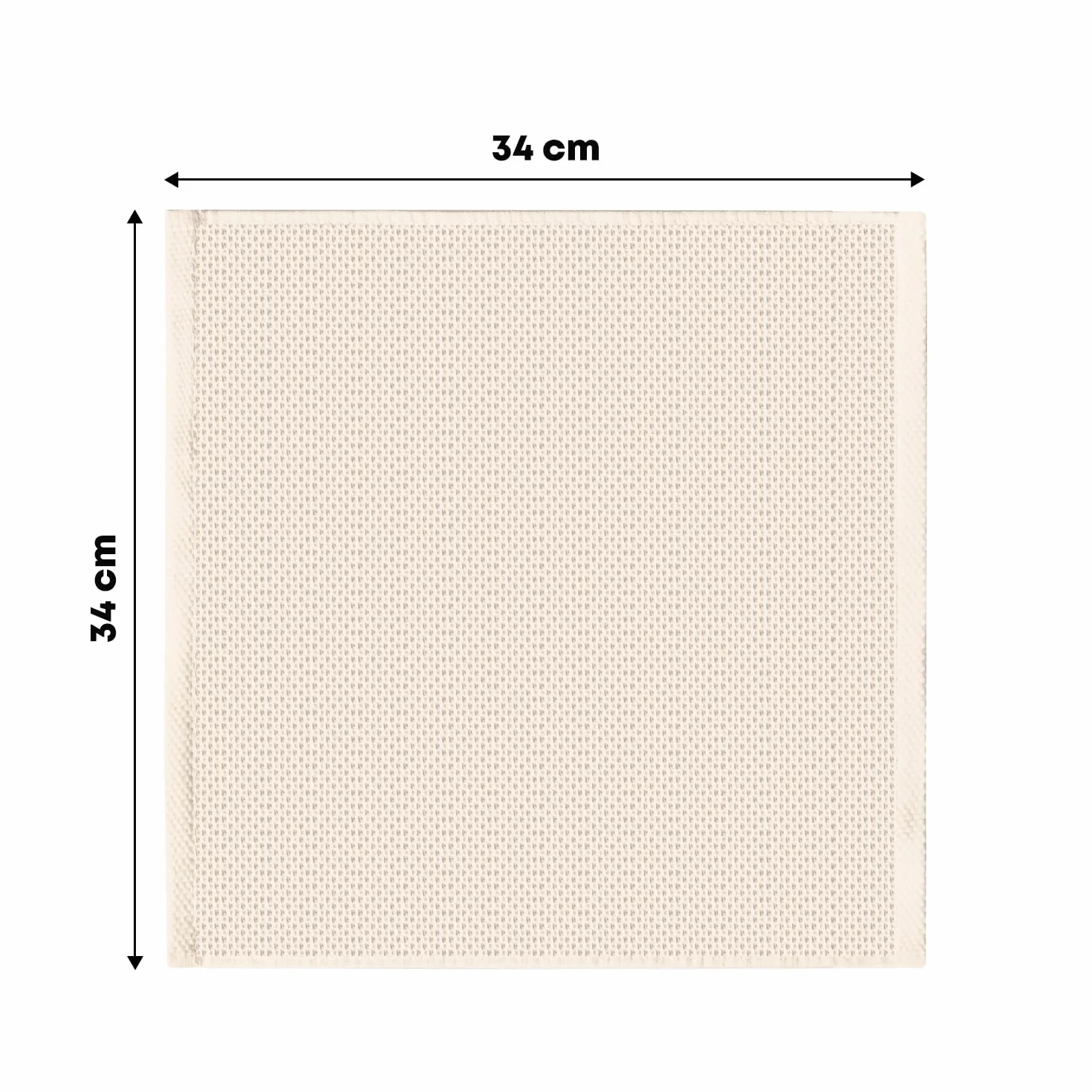 Artoid Mode Beżowo-brązowe 100% bawełniane miękkie ściereczki kuchenne 34 x 34 cm, zestaw 4 ściereczek do naczyń, chłonne, można prać, do mycia