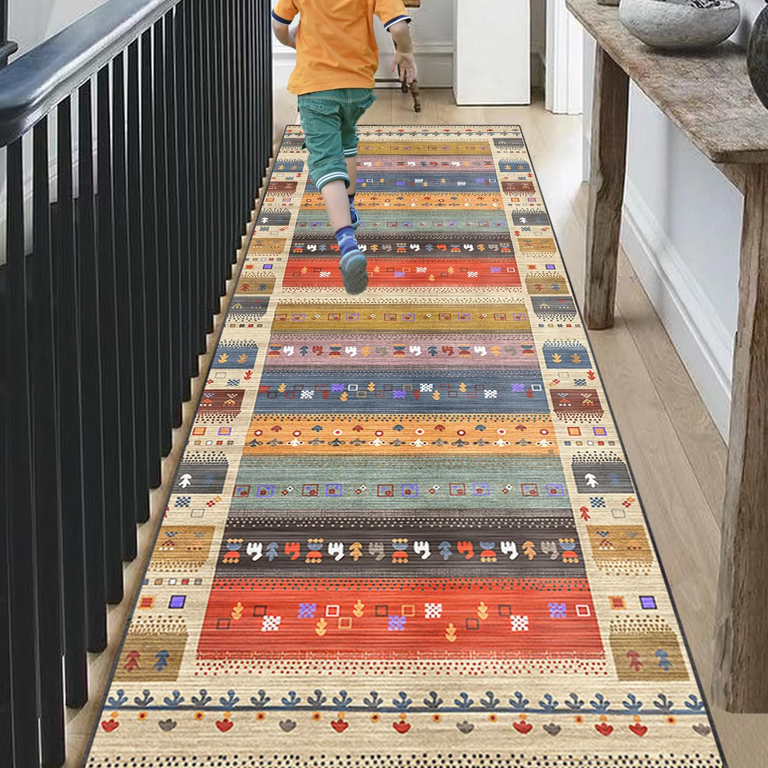 Dywany na korytarz,chodniki do przedpokoju antypoślizgowe 70 x 350 cm, można prać w pralce, długie dywaniki kuchenne, chodniki, wąski dywan, chodnik do kuchni, przedpokoju, sypialni, salonu, pralni