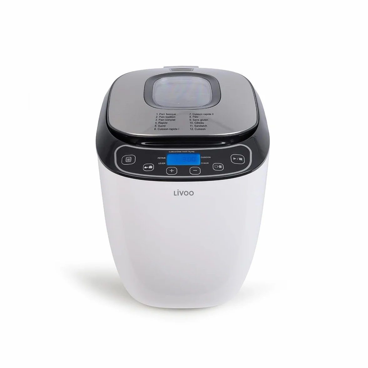 Dop218 automat do pieczenia chleba, 0,9 kg, 550 W, biały