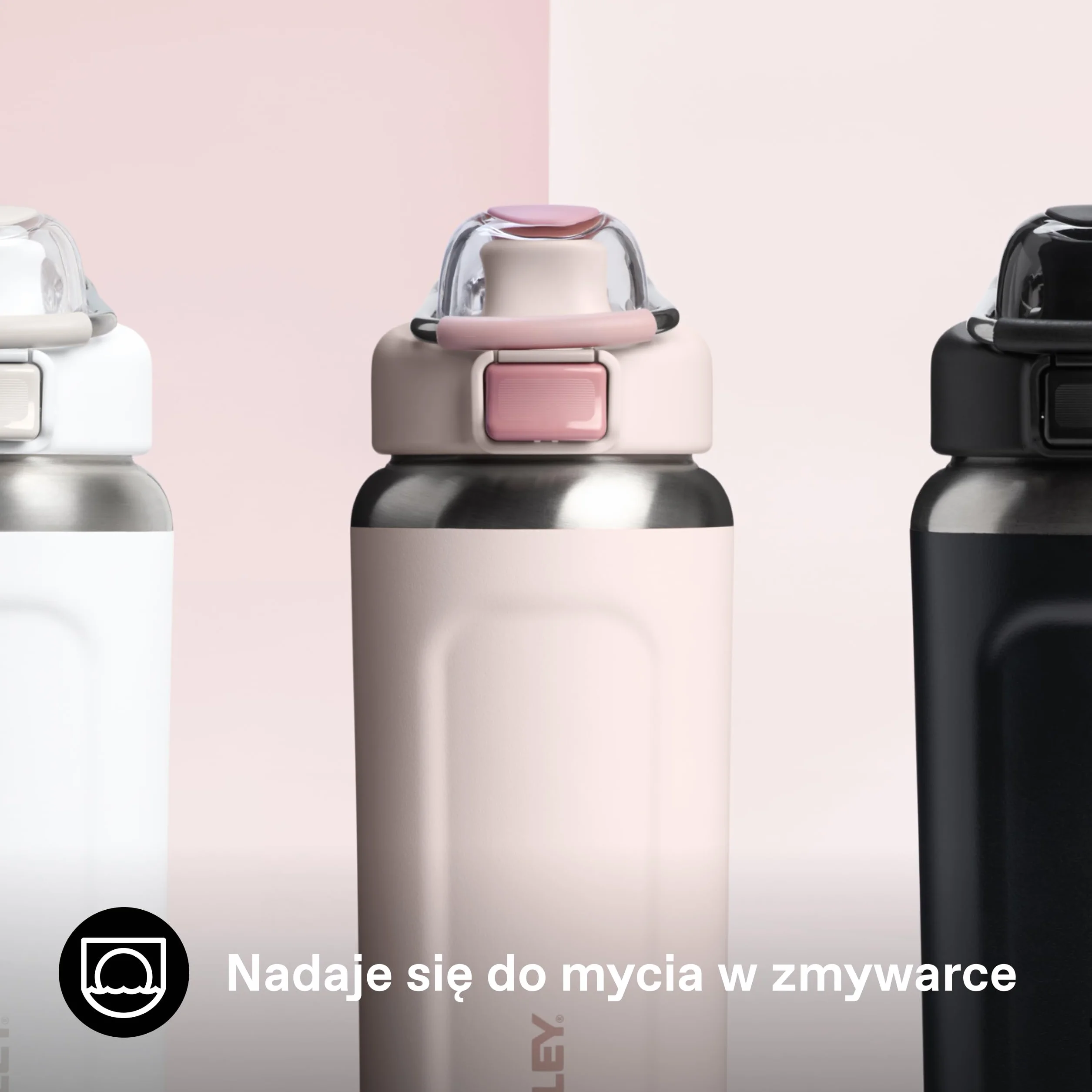 Stanley 1913 Wellspring Bottle 0.7L - Zimna Przez 12 Godzin - Zamrożona Przez 40 Godzin - Stal Nierdzewna - Nie Zawiera BPA - Szczelny - Można Myć W Zmywarce