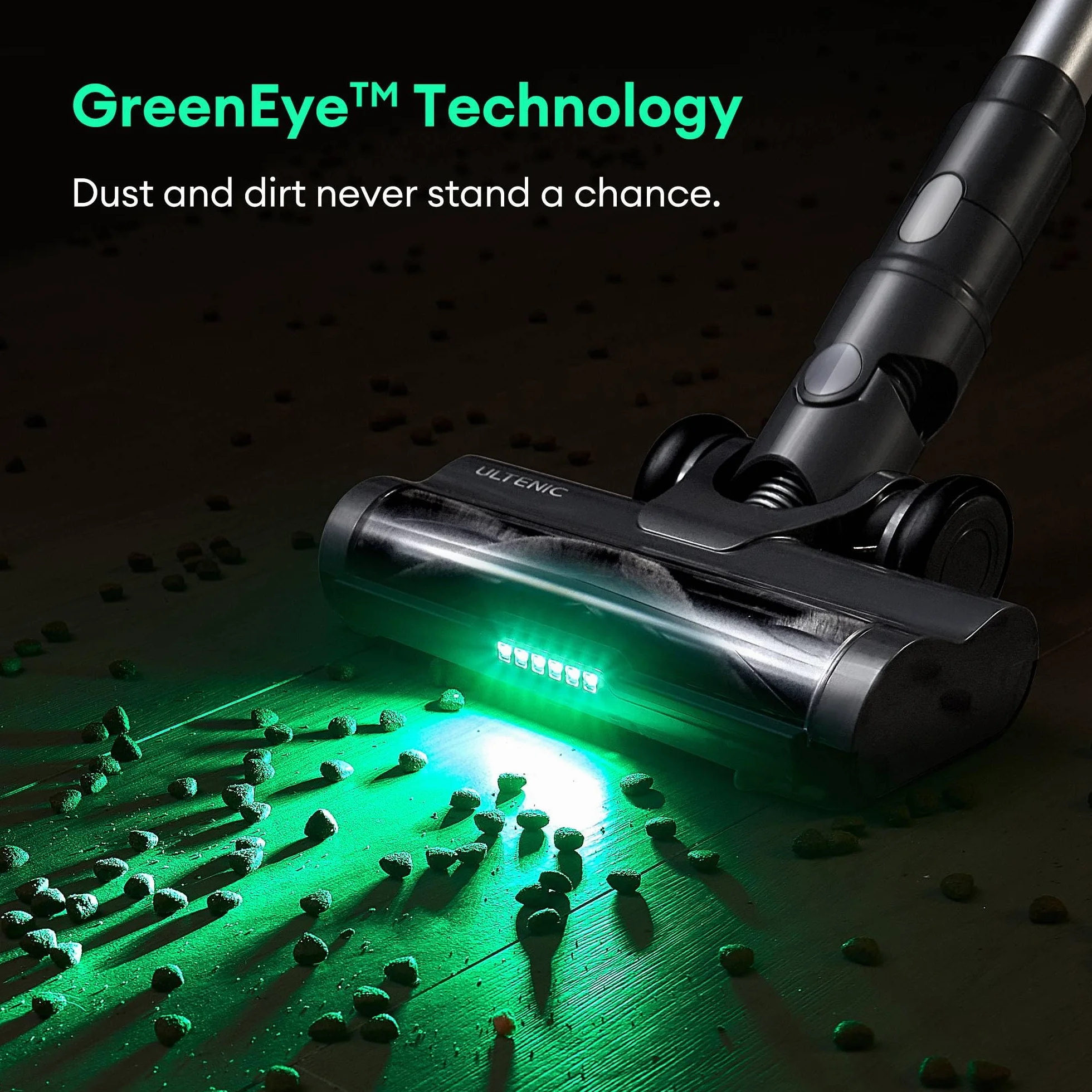 Ultenic U12 Vesla Bezprzewodowy Odkurzacz, Anty-splątanie, Green Eye™ Technologia, 45000PA, 450W, 1L, Potężna Miotła Elektryczna, 45 Min Autonomia