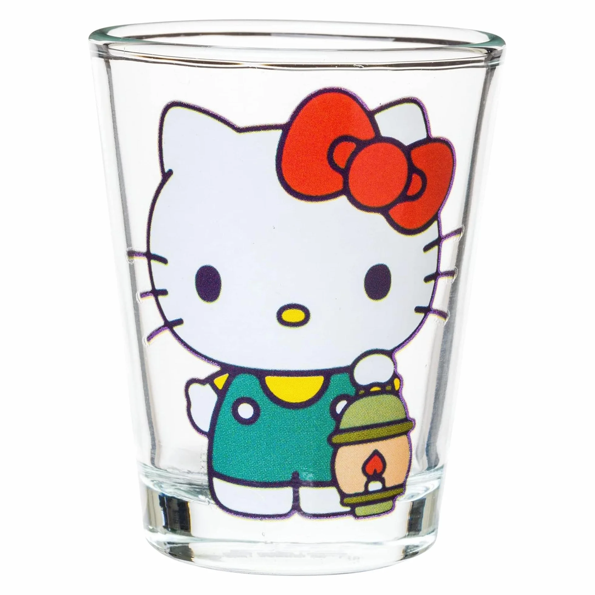 Silver Buffalo Sanrio Hello Kitty Camping 4-pak mini szklany zestaw 42,5 g