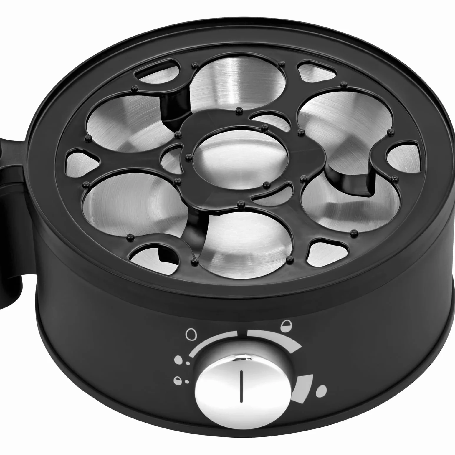 WMF 415070011 Stelio Jajowar, Stal Szlachetna, 380 W, 7 l, Czarny/Chrom