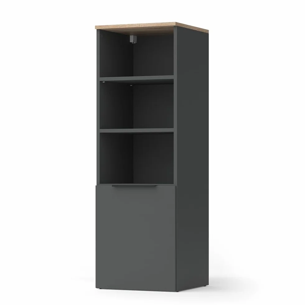 Vicco Szafka uniwersalna "Wido", Antracyt/Sonoma, 40.2 x 120 cm z drzwiami