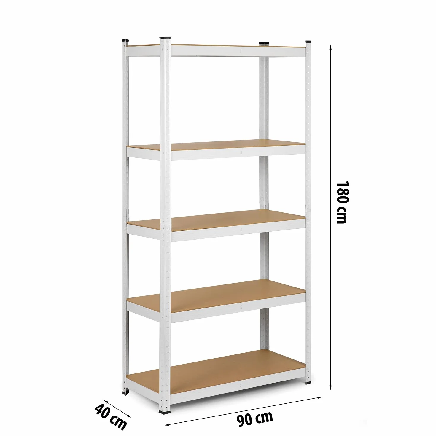 Regał metalowy magazynowy Humberg 180x90x40cm 875kg 2w1