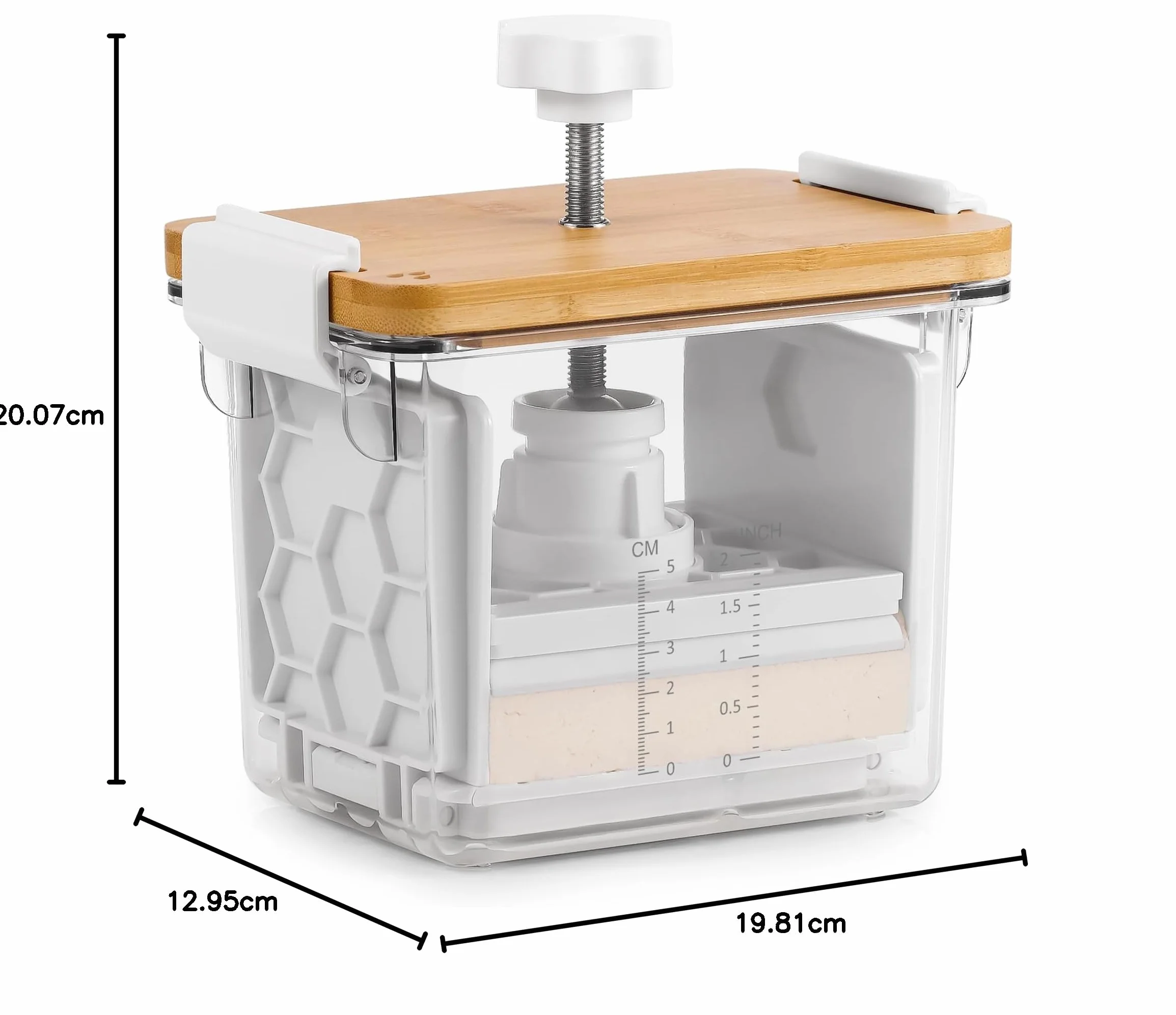 Tofu Press - Tofu Press Safe do zmywarki, wegańskie prezenty Tofu Paneer Press do usuwania wody z Tofu Extra Firm Organic, Tofu Maker do wyciskania wody z firmy i Extra Firm Tofu - BPA Free