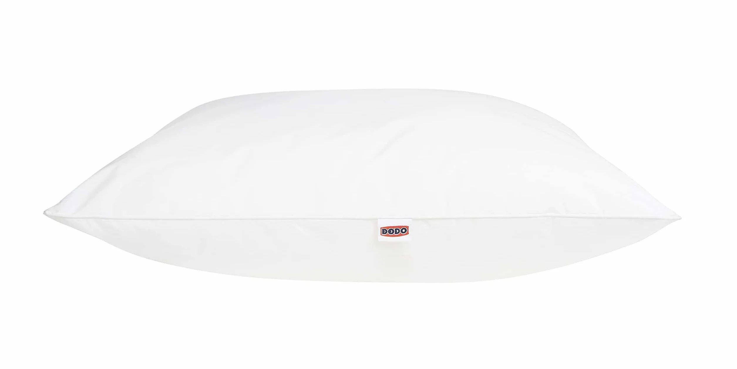 DODO Poduszka 6449065 Helsinki, materiał zewnętrzny z perkalu bawełnianego, wypełnienie z kaczego puchu/piór, 65 cm 65 cm, biała