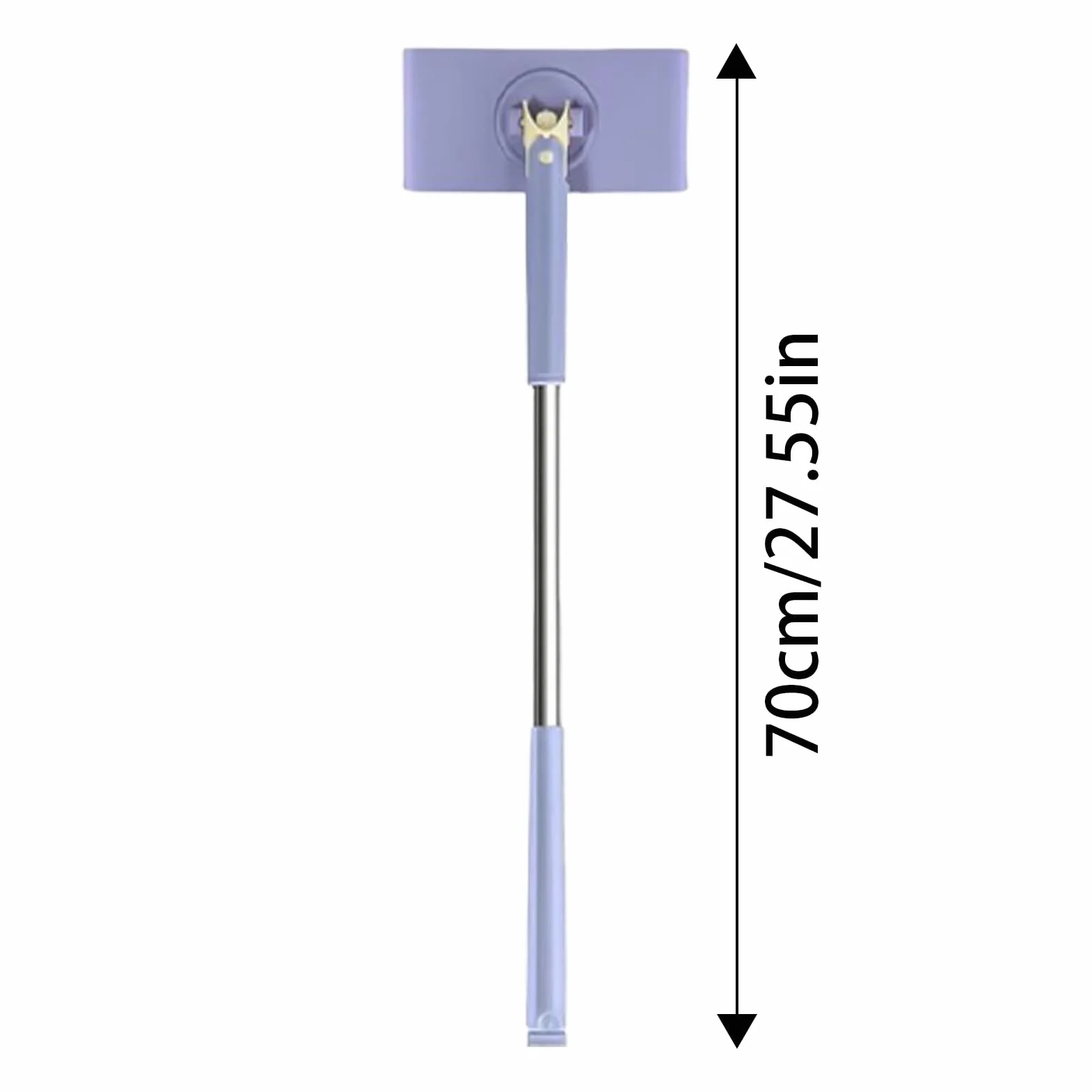 Mini mop ręczny, kompaktowy mop, długość 70 cm, kompatybilny z chusteczkami do twarzy, przenośny środek do czyszczenia podłóg, do domu, mieszkania, łazienki
