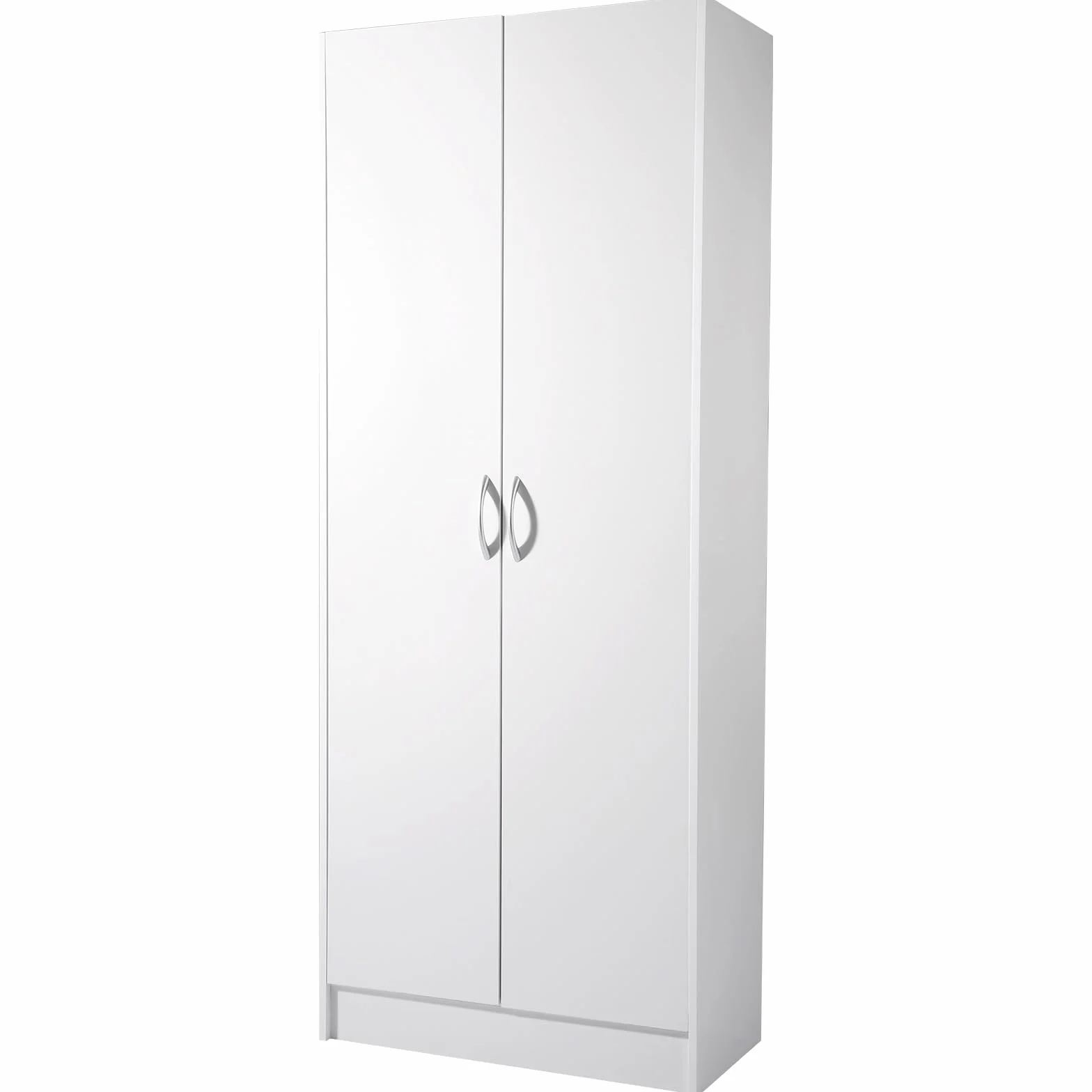 VEVOR Szafka do przechowywania żywności o wysokości 152 cm, wolnostojąca szafka do przechowywania z 3 półkami (2 regulowane), drewniana spiżarnia do kuchni, jadalni, biała