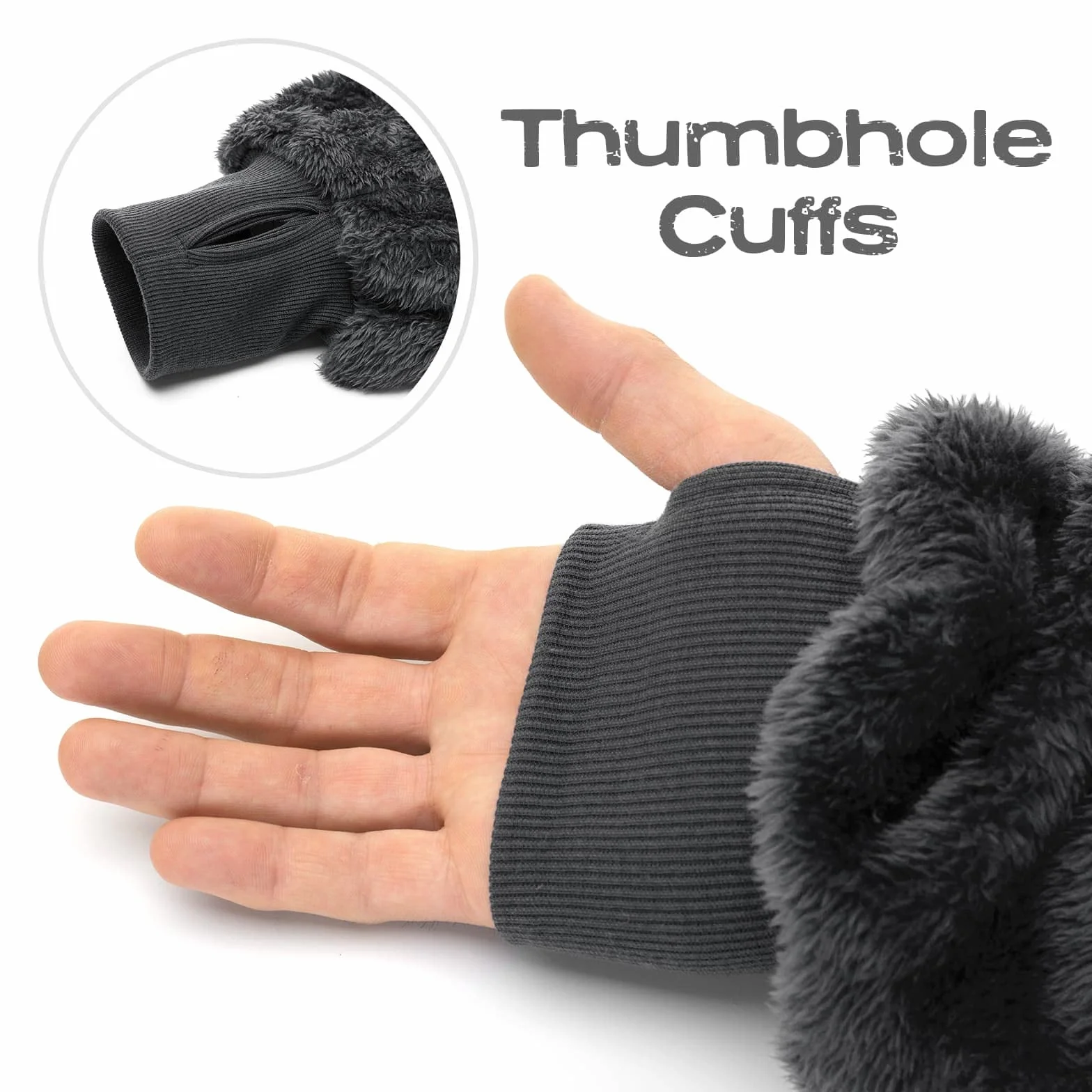 Snug Rug Szara kocobluza z kapturem, koc z rękawami, sztuczny kożuszek, dla dorosłych, sweter z kapturem, miękki, wygodny, bardzo duży koc z rękawami