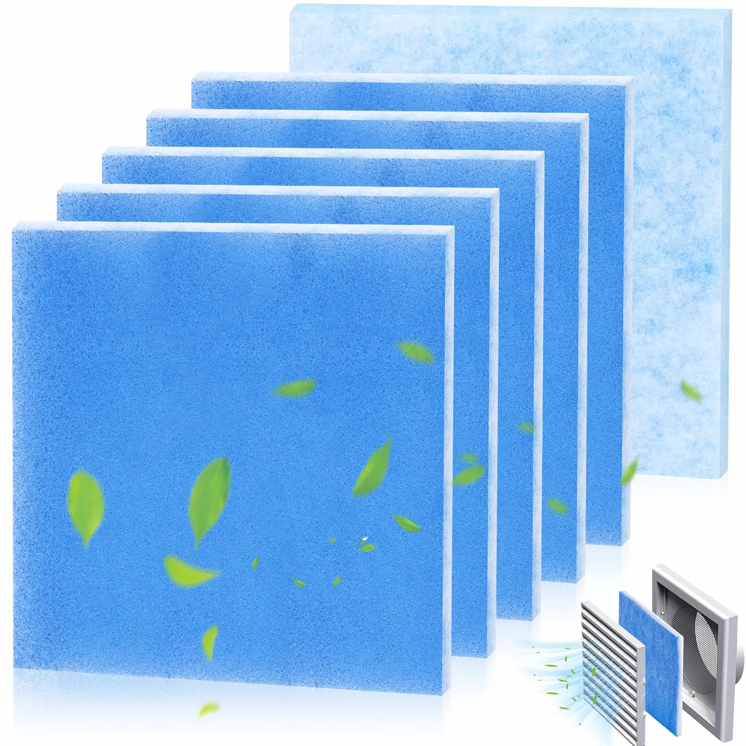 Filtr zamienny Limodor Compact 24 x 24 cm przeciwpyłowy do wentylatora