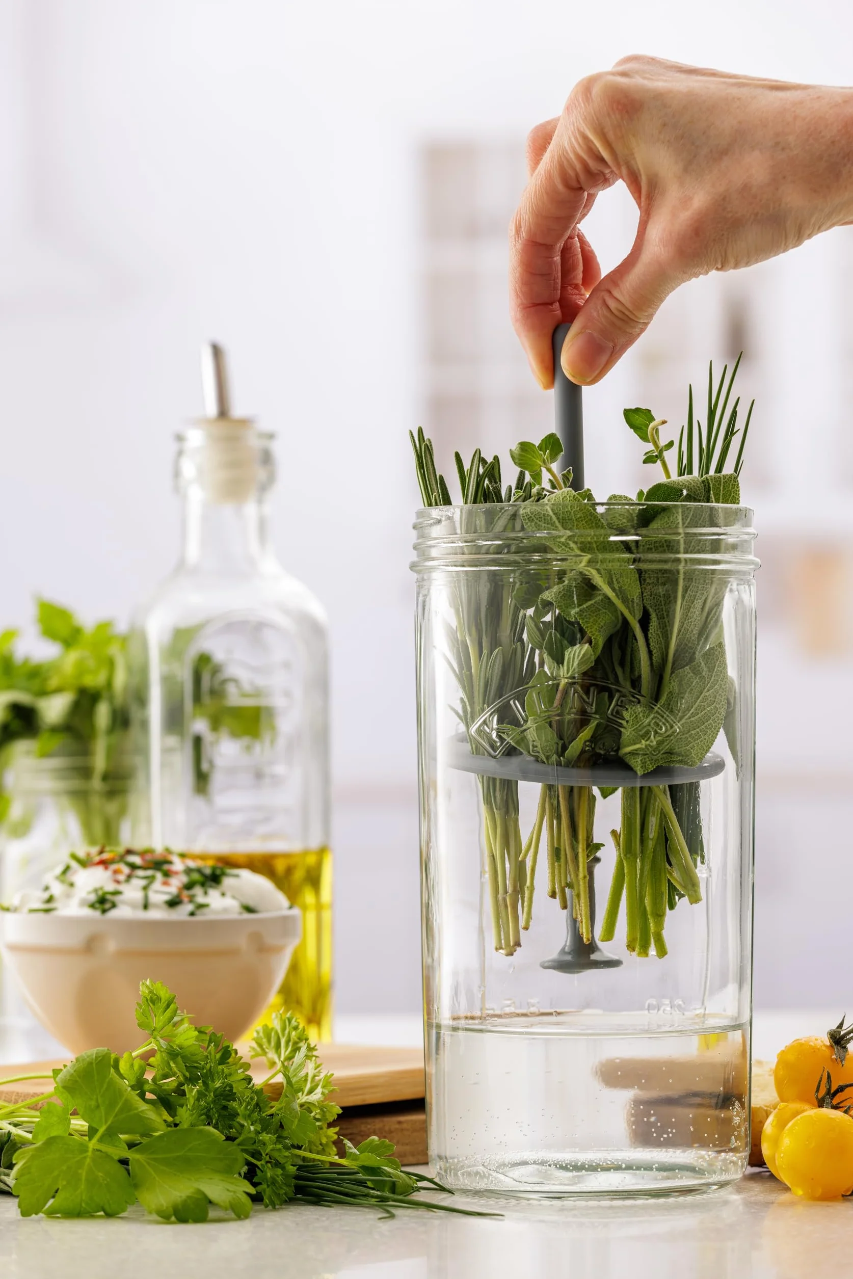 Kilner Zestaw do przechowywania ziół 1 l ze stali nierdzewnej