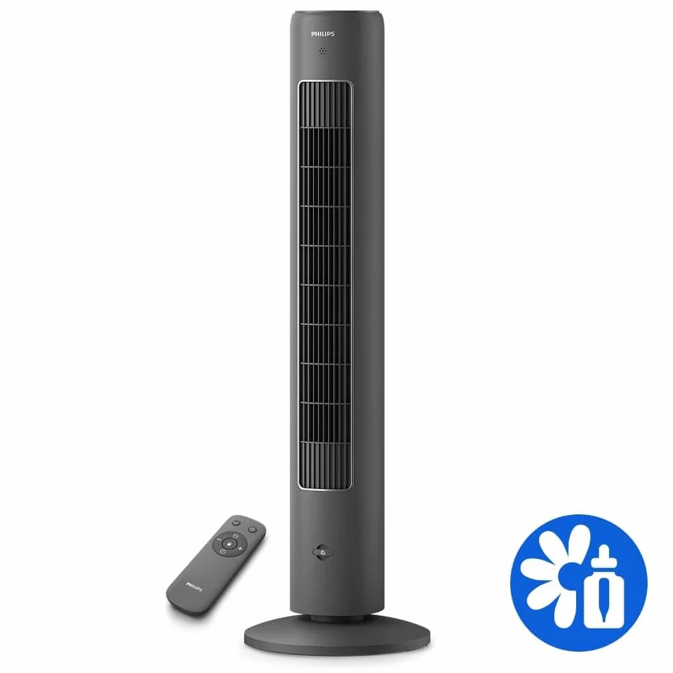 Philips wentylator wieżowy 5000 Series 105 cm 40W 3 prędkości 3 tryby pilot timer ciemnoszary CX5535/11
