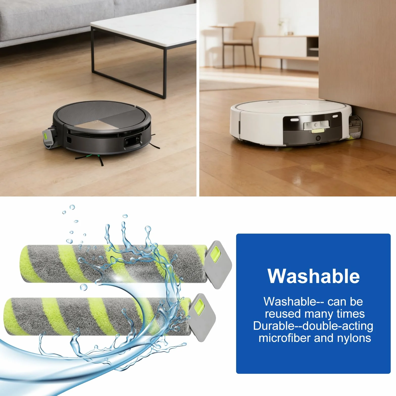Rolka szczotki, części zamienne do robota odkurzającego iRobot Roomba Max 705 Combo/Roomba Max 700 Series Combo, 2 rolki szczotki akcesoria