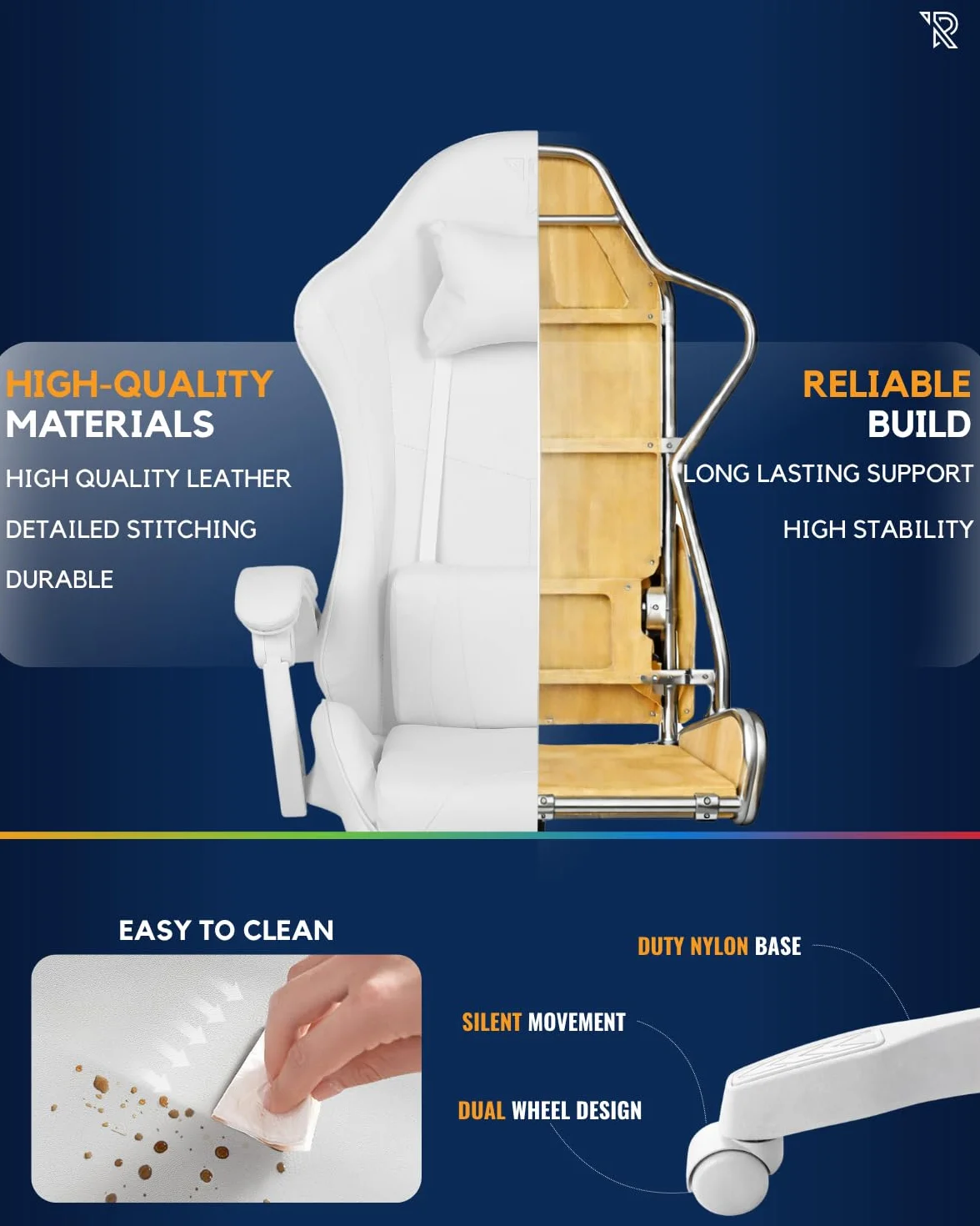 Apollo Gaming Chair White