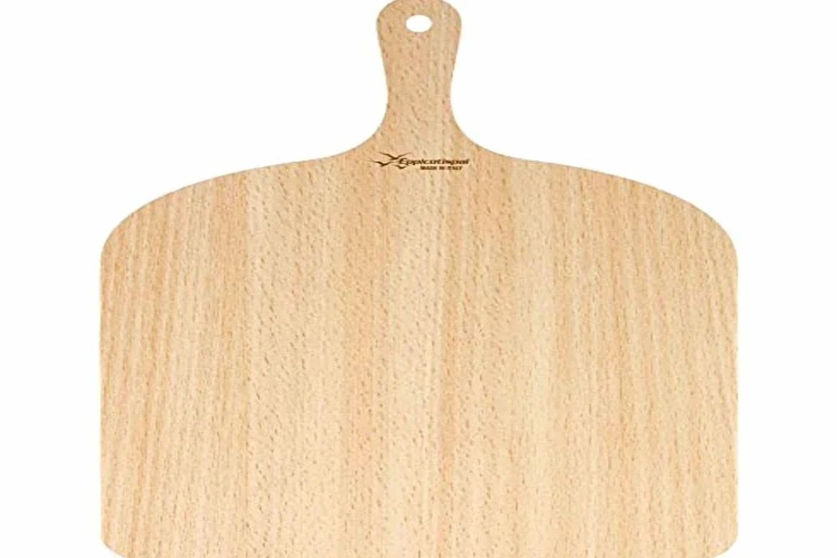 Łopatka do pizzy z drewna brzozowego 40,6 x 30,5 cm srebrna/brązowa