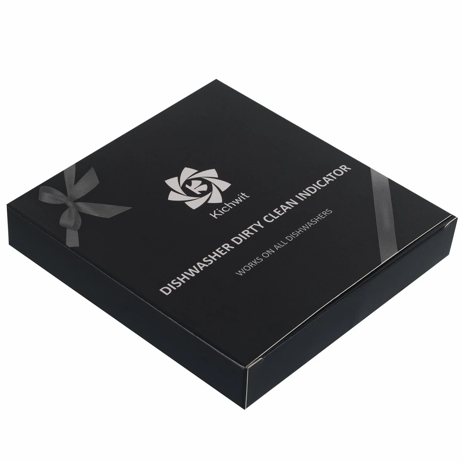 Kichwit Magnet do Zmywarki z Wskaźnikiem Czysty Brudny z Opcjami Uruchomienia i Puste, Działa we Wszystkich Zmywarkach, Mocne, Niepowodujące Zdrapań Podstawy Magnetyczne, W zestawie Bezresztkowy Klej