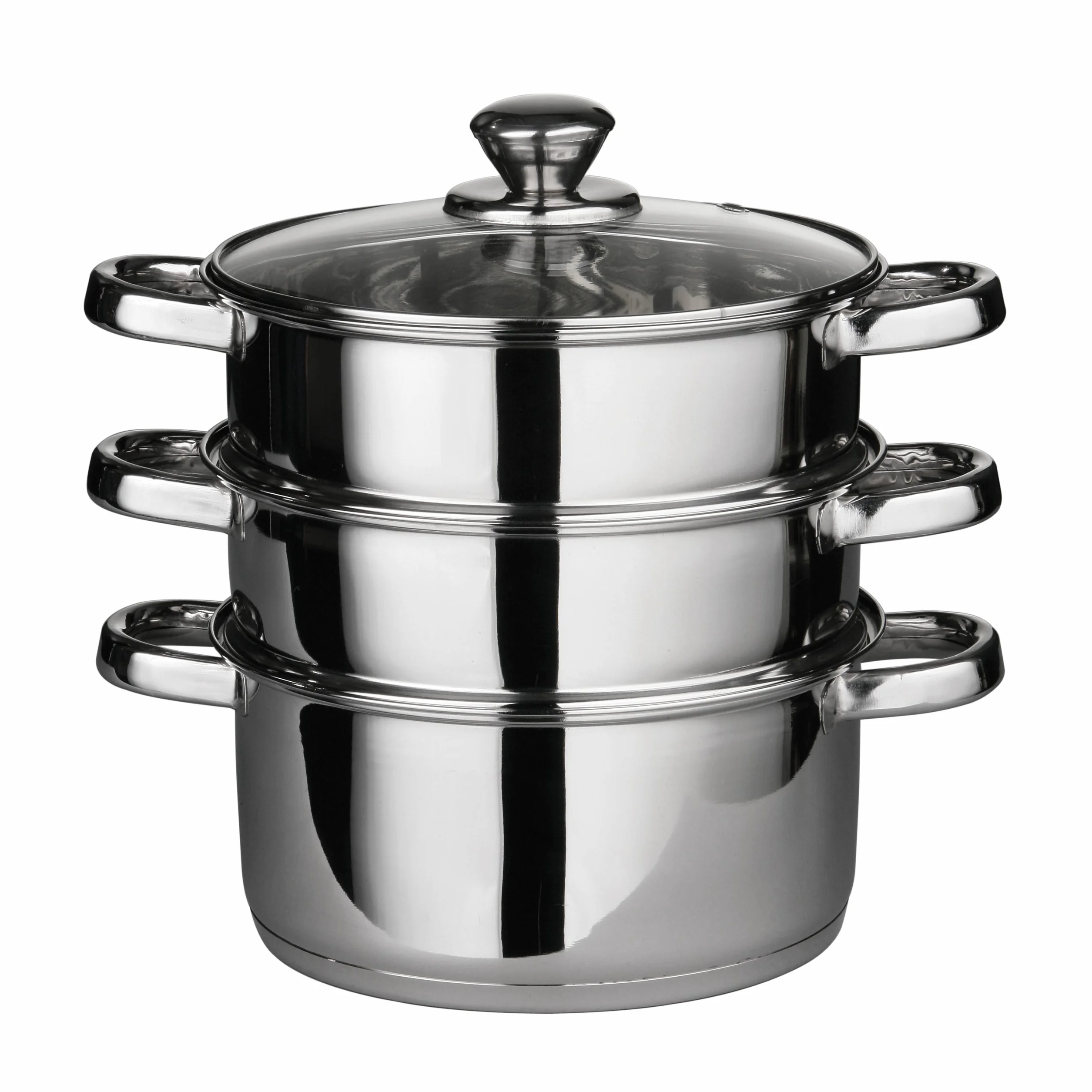 Premier Housewares Parowar, stal nierdzewna, szklana pokrywka