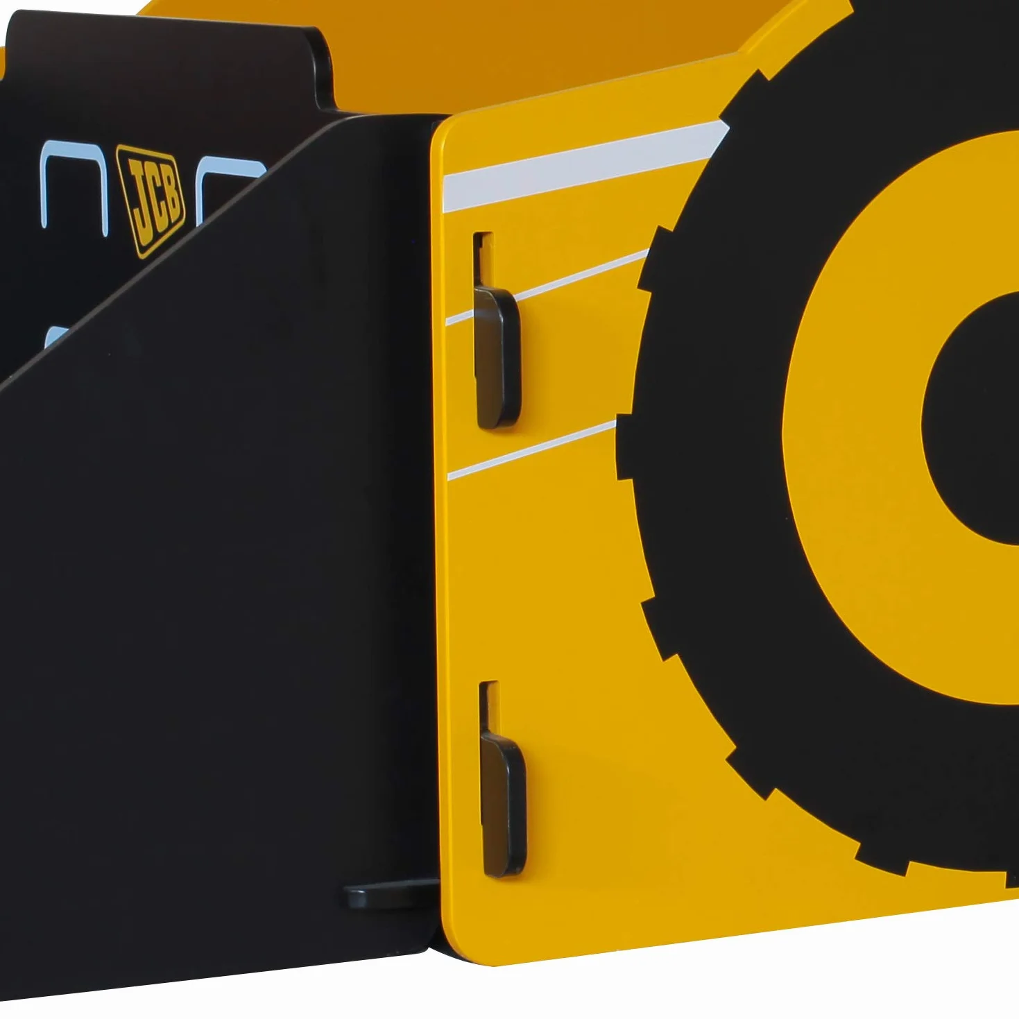 Kidsaw Ltd Pojedyncza rama łóżka JCB Digger 4 CX, żółta