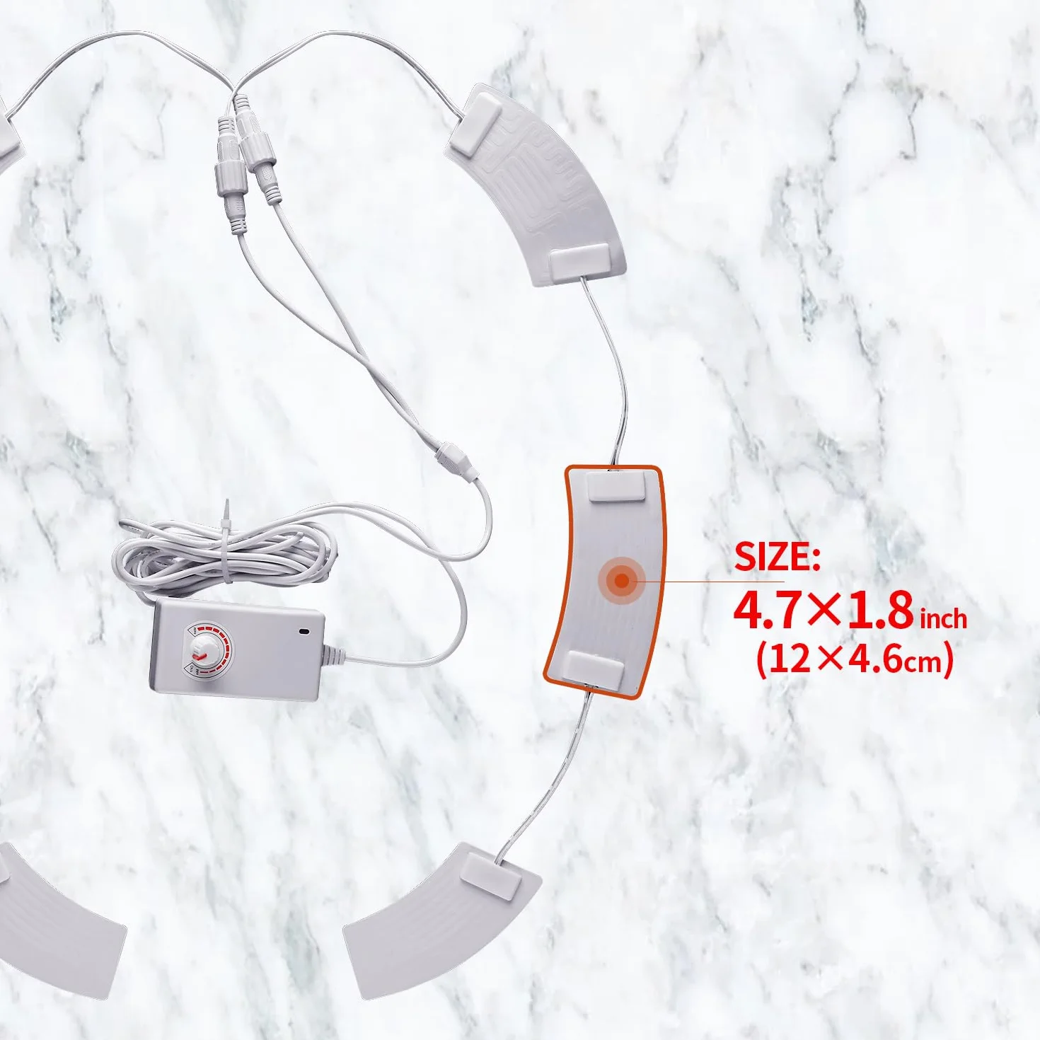 Podgrzewany pokrowiec na deskę sedesową, adapter 230 V AC/DC, wodoodporny, uniwersalny