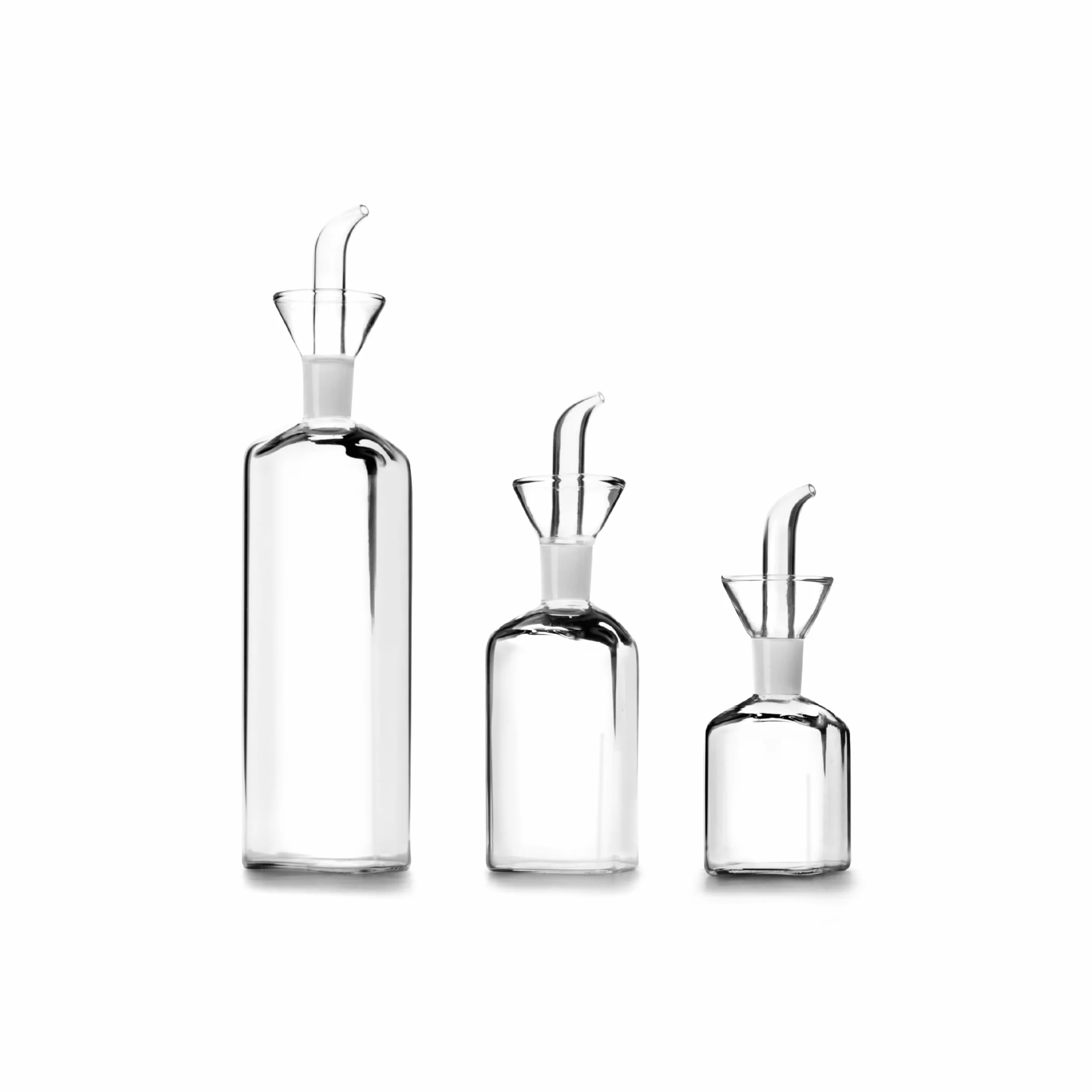 Ibili Butelka na olej spożywczy 125 ml ze szkła, przezroczysta, 13 x 6 x 6 cm