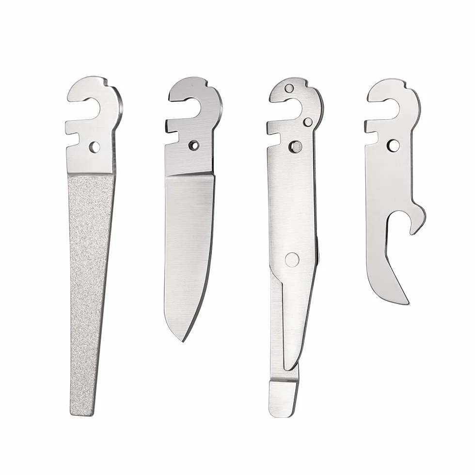 Roxon FT12 Build Your Own Multitool Accessory for Flex (4-częściowy zestaw składający się z krótkiego pilnika diamentowego i krótkiego ostrza stopy owczej i krótkich nożyczek i otwieracza do butelek i