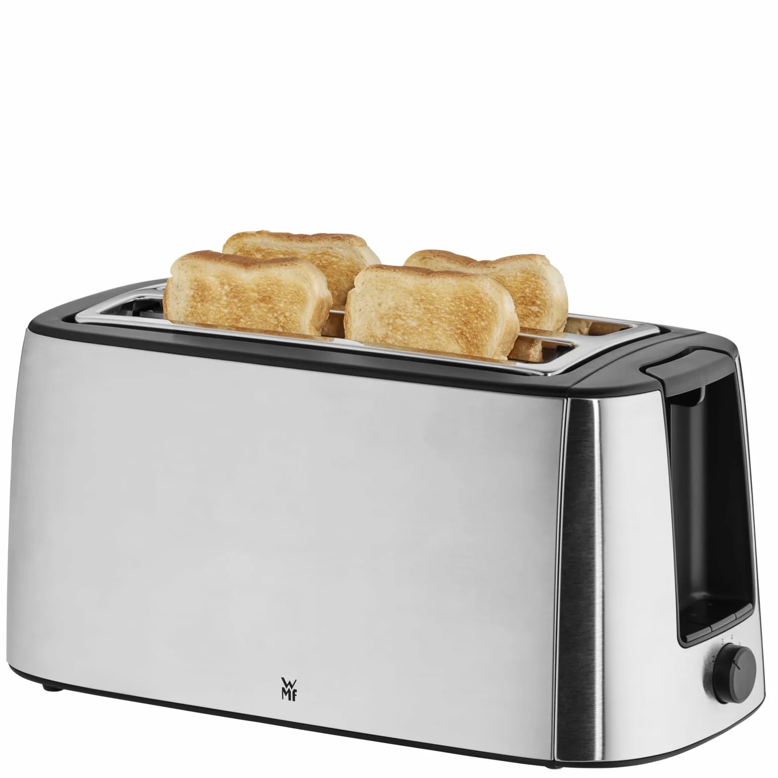 Wmf 414150011 Bueno Pro Toster, Stal Nierdzewna, 1550 W, Srebrny/Czarny