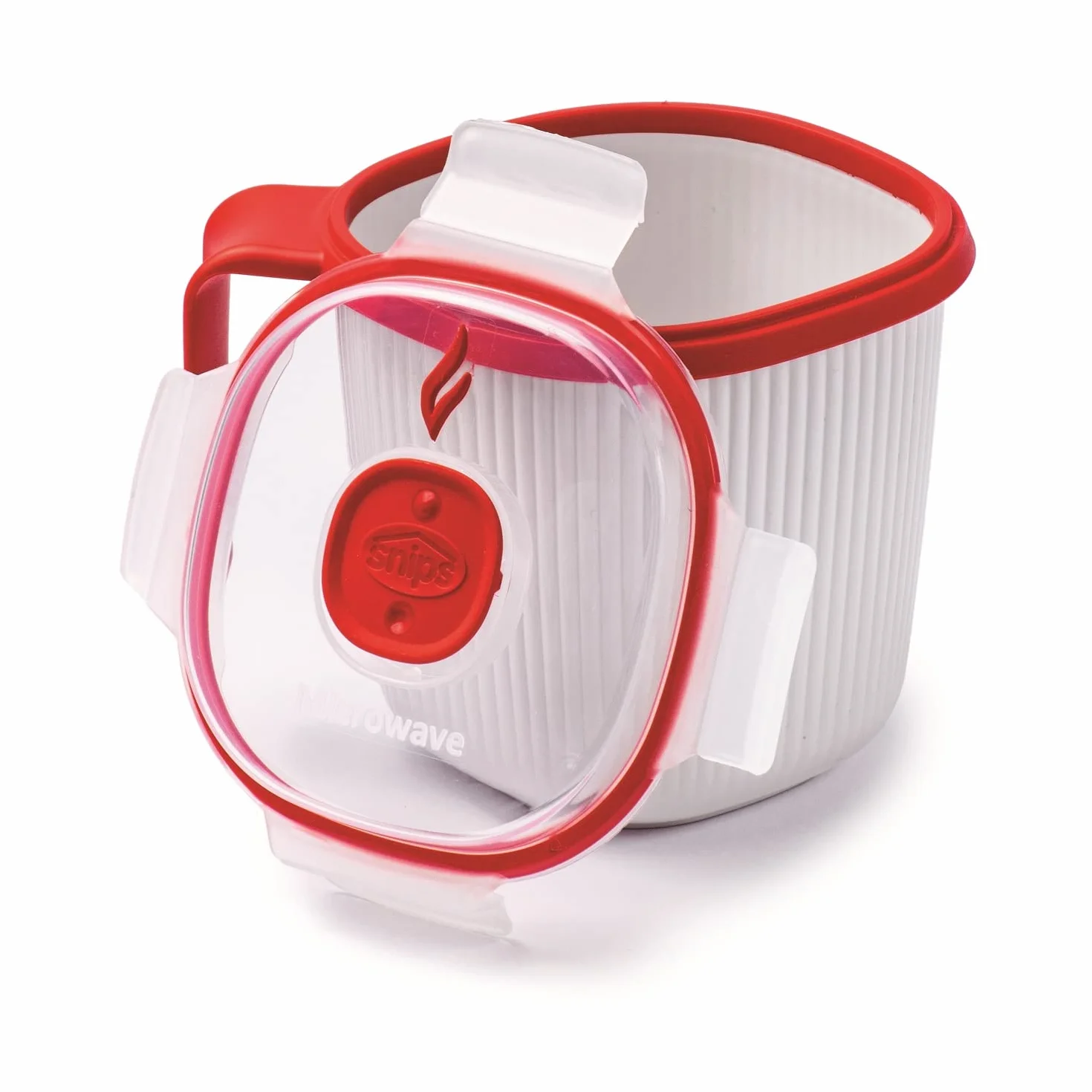 Snips Kubek do gorących napojów i zup do mikrofalówki | 0,70 l | Linia Tempozero | BPA Free | Made in Italy nips biały 14,5 x 14,5 x 12 cm, 0,7 l, tworzywo sztuczne