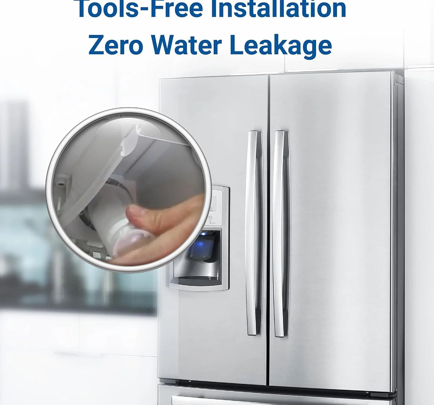 AQUACREST 644845 Zamienny Filtr Wody do Lodówki Kompatybilny z Bosch Siemens Neff Miele Haier