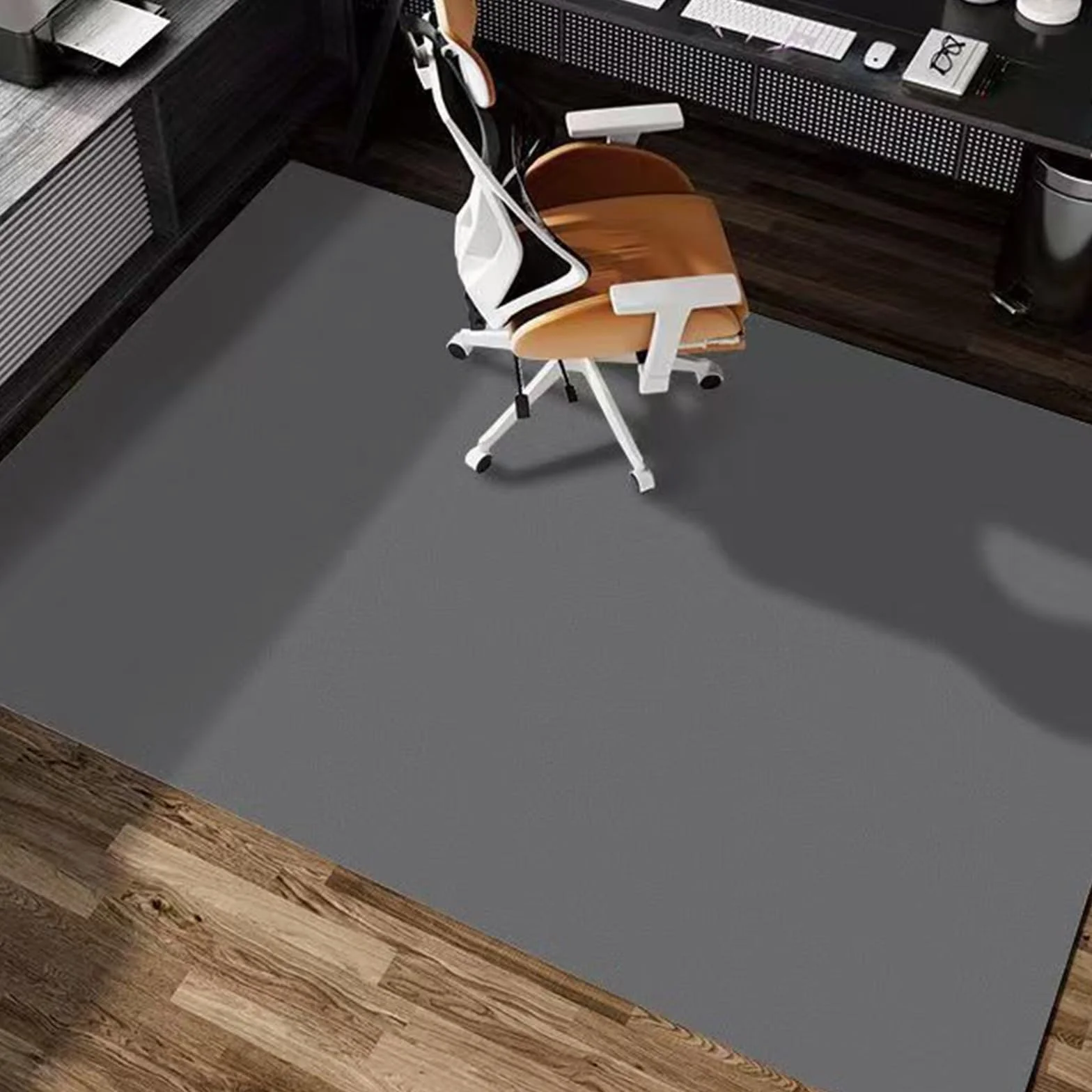 Office Chair Mat For Hardwood Floor, Self-adhesive Non-slip Computer Desk, Multi-Purpose Home Protector For Tile, Laminate, Linoleum Floors(B,100 * 140cm)