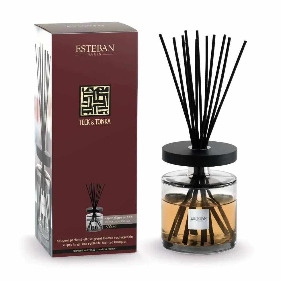 Esteban Paris Teak e Tonka Bouquet Perfumato Ellipse 500 ml