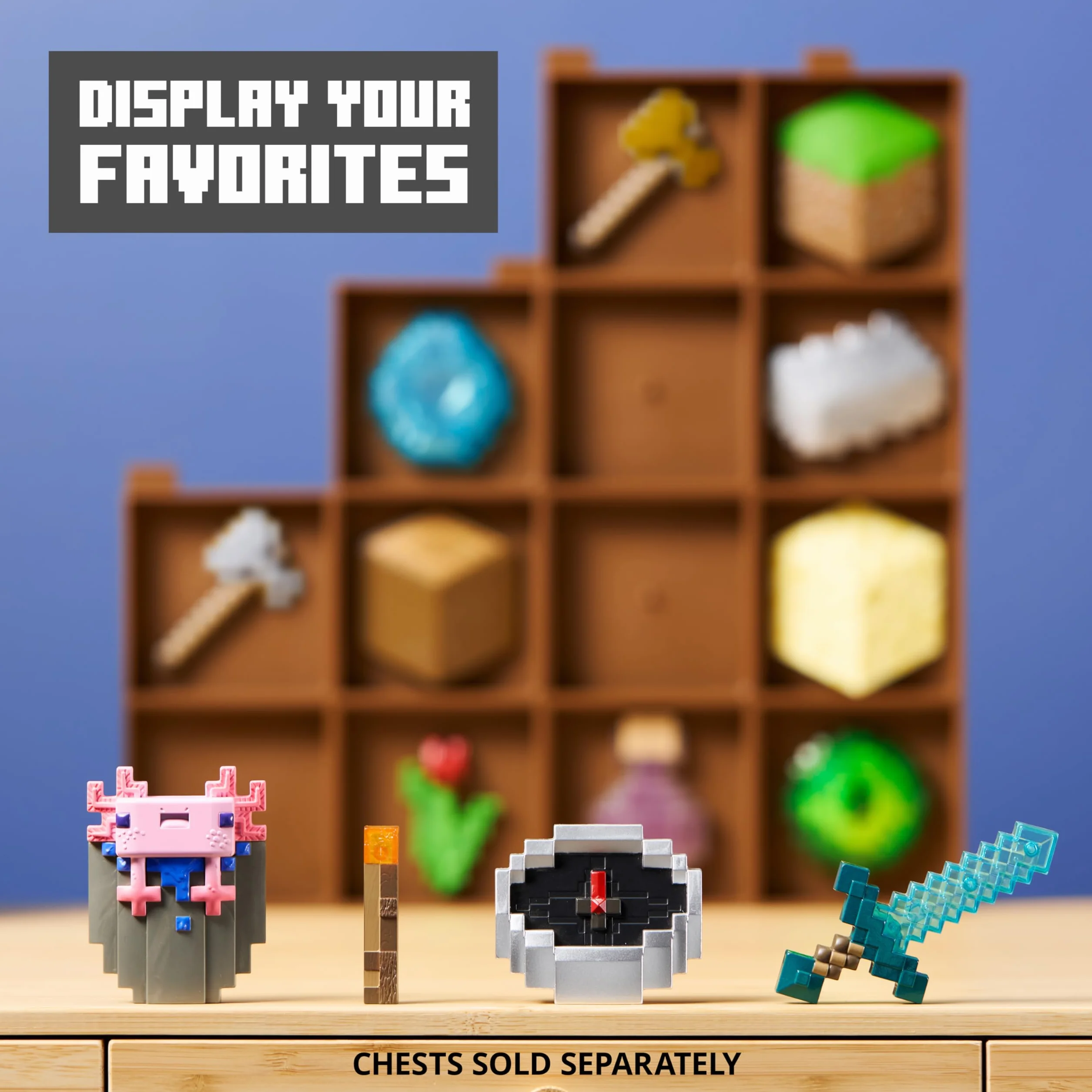 Minecraft Set Loot Chest Plain 10Cm