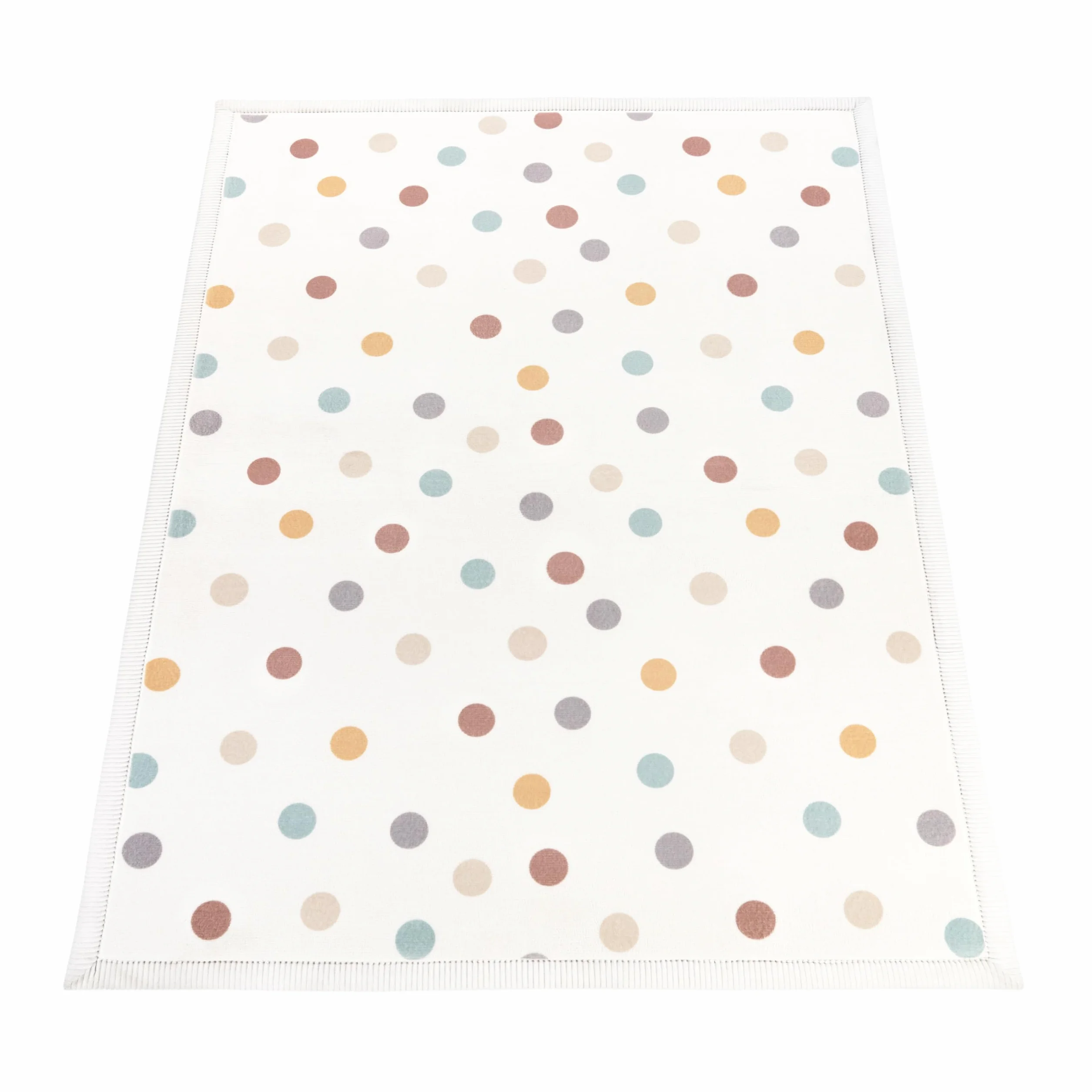 Paco Home Dywan Dzieci璚y Dywan Do Pokoju Dziecka Antypo郵izgowa Strona T璚zowa Motyw Zwierz璚y W Kropki, Rozmiar:80x150 cm, Kolor:Wielokolorowy