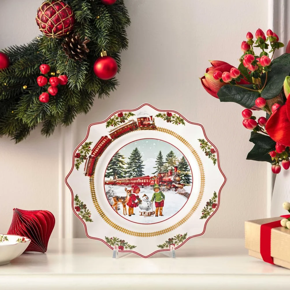 Villeroy & Boch Annual Christmas Edition talerz 2025 24 cm kolorowy porcelana Premium