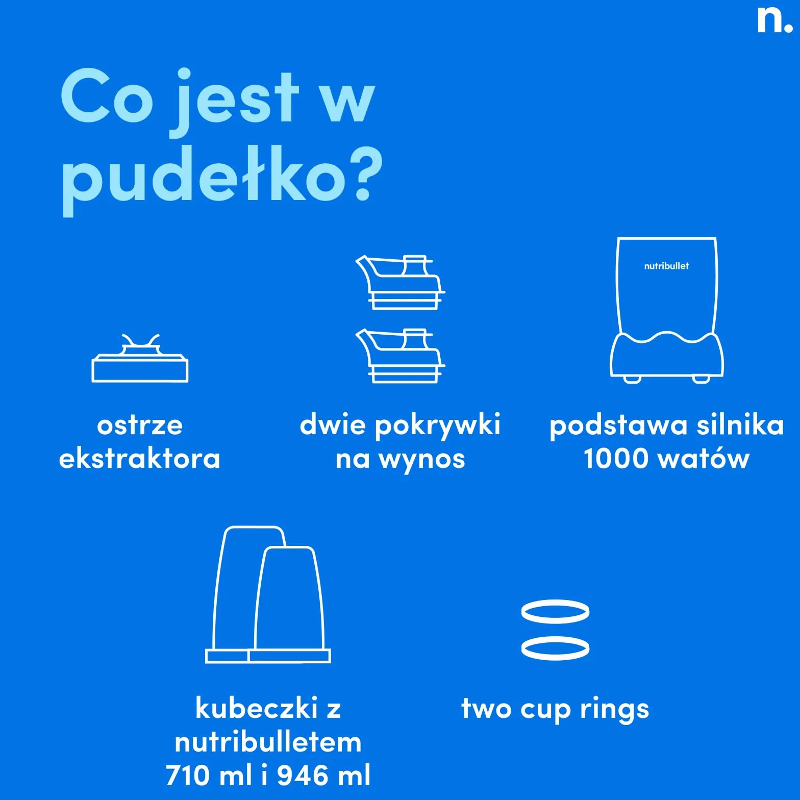 Nutribullet Pro 1200 Blender Elektryczny, Rozdrabniacz Wielofunkcyjny, Zlewka 700 ml i 900 ml, Czarny, NB120MB